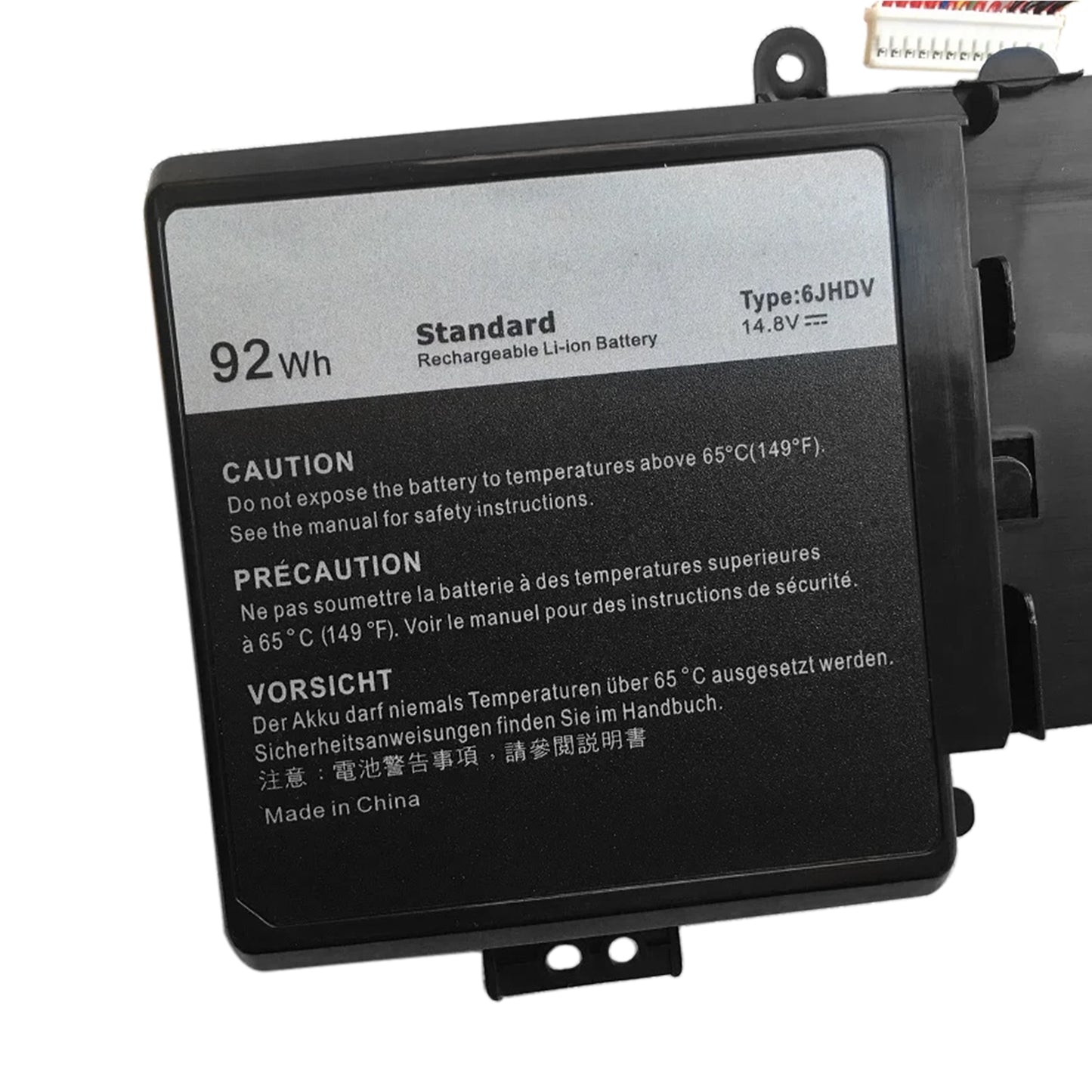 KELESY New 6JHDV 5046J Laptop Battery For Dell Alienware 17 R2 R3 ANW17-2136SLV P43F AW17R3-4175SLV 92Wh