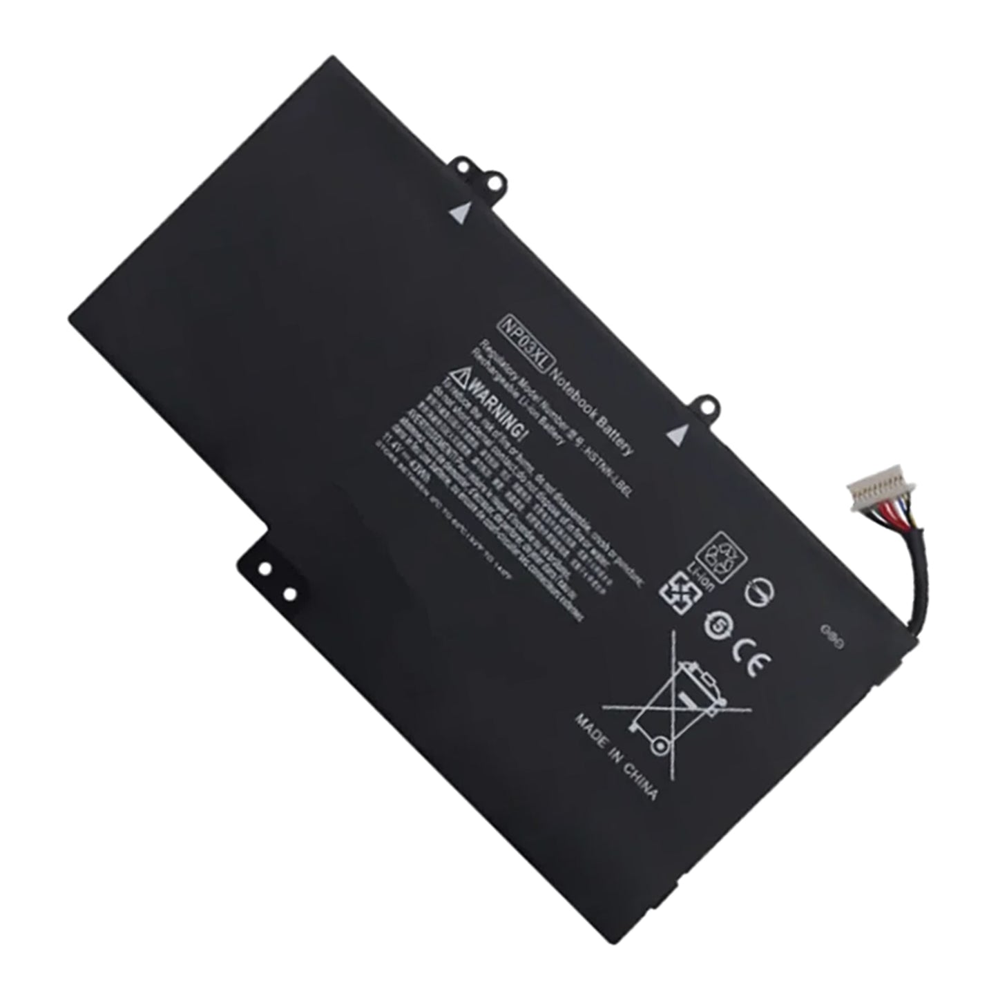 Аккумулятор для ноутбука KELESY NP03XL для HP Pavilion X360 13-A010DX TPN-Q146 TPN-Q147 TPN-Q148 HSTNN-LB6L 760944-421 15-U010DX 43 Вт·ч 11,4 В