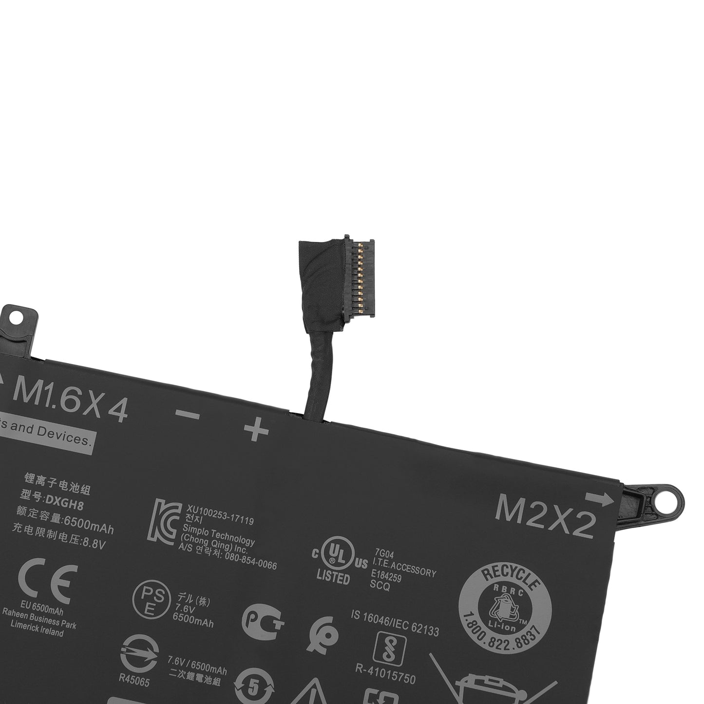 KELESY DXGH8 Battery for Dell XPS 13 9370 9380 2019 Inspiron 13 7390 7391 2-in-1 5390 5391 7490 Latitude 3301 E3301 Vostro 5390