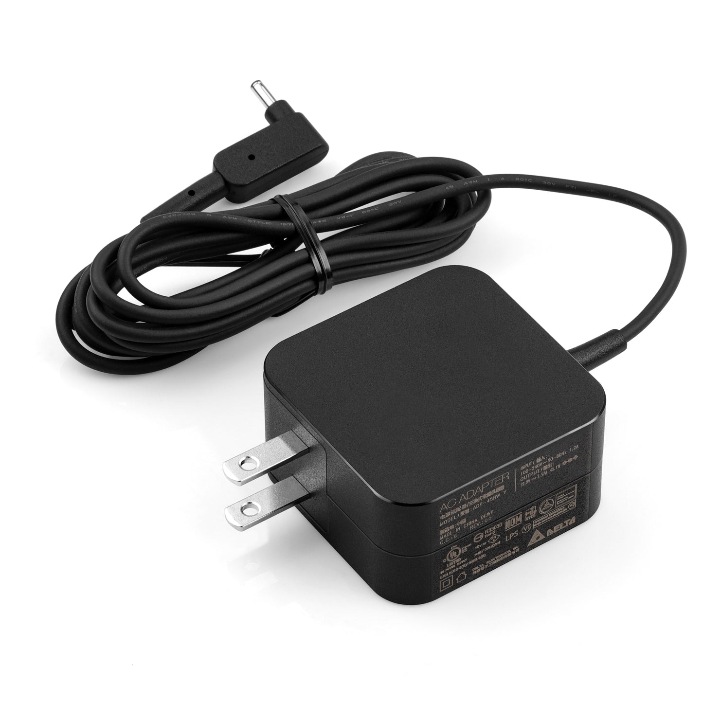 DELTA Laptop AC Adapter for Acer 45W 3.0*1.1 Black Tip, ADP-45BW Y