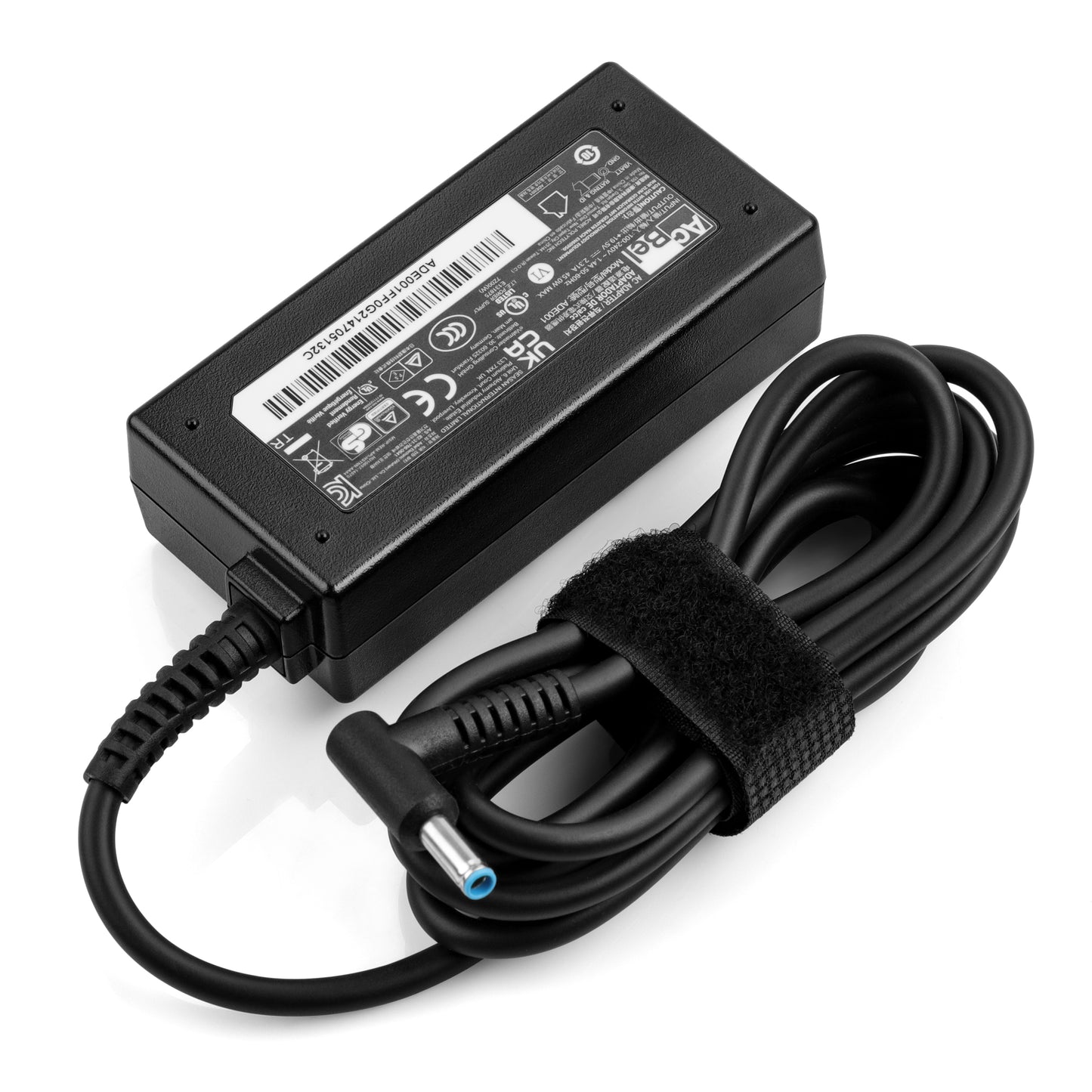 AcBel Laptop AC Adapter for HP 45W 4.5*3.0 Blue Tip, ADE001