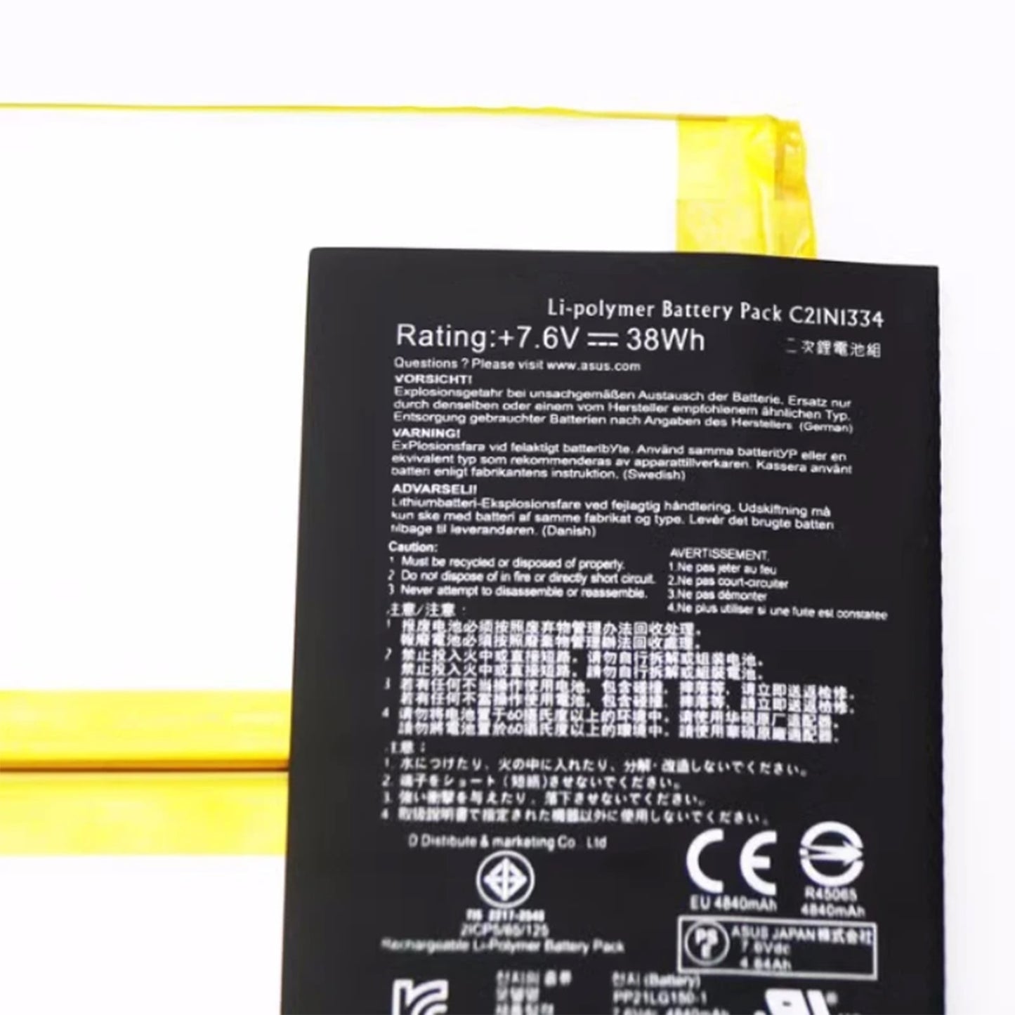 KELESY C21N1334 Laptop Battery For ASUS Transformer Book T200TA T200TA-1A T200TA-1K T200TA-1R 200TA-C1-BL Tablet PC 7.6V 38WH