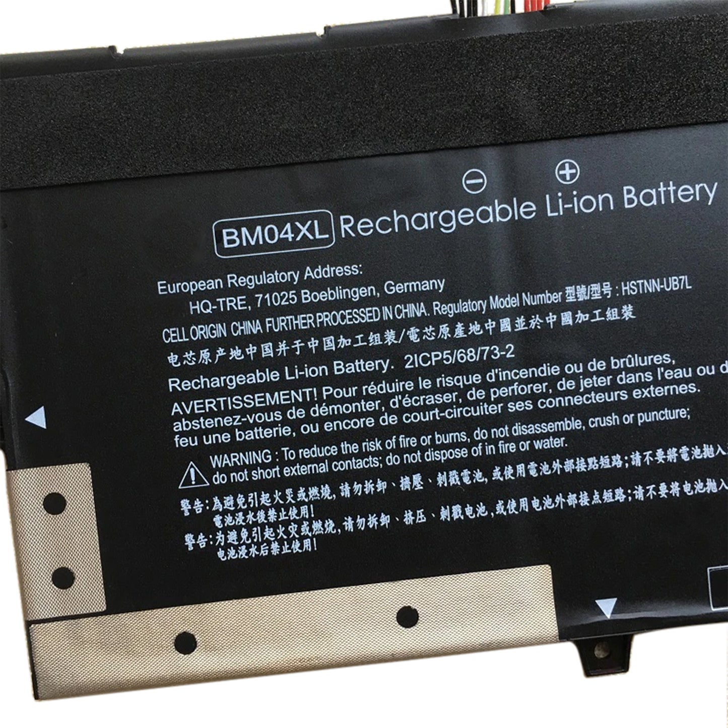 KELESY New BM04XL HSTNN-UB7L DB8L Laptop Battery For HP EliteBook X360 1030 G3 L02031-541,241,2C1 L02478-855 7.7V 56.2Wh