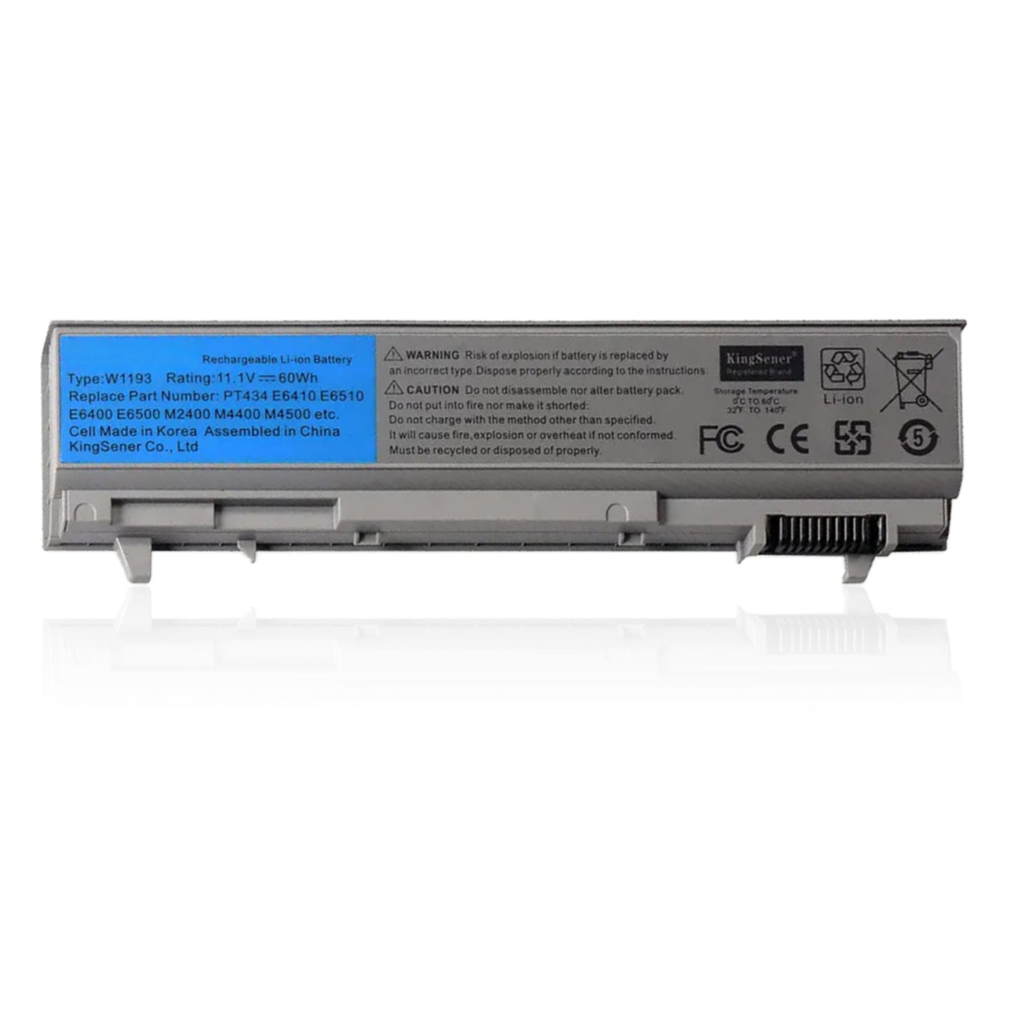 KELESY Laptop Battery For DELL Latitude E6400 E6500 E6410 E6510 M2400 M4400 M6400 W1193 PT434 KY265 GU715 C719R RG049 U844G
