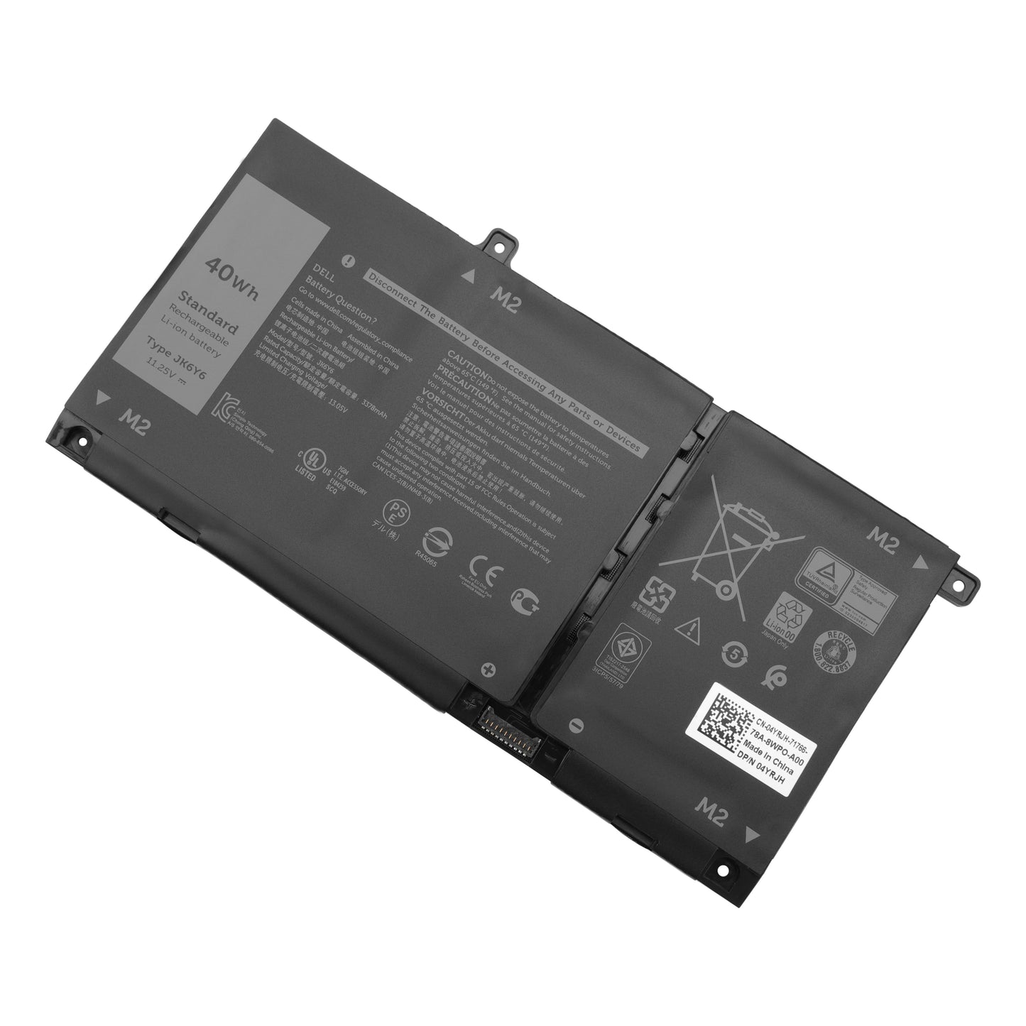 KELESY JK6Y6 11.25V 40WH Laptop Battery For Dell Latitude 3410 3510 Vostro 14 5402 5501 5502 Inspiron 5300 5301 9077G H5CKD
