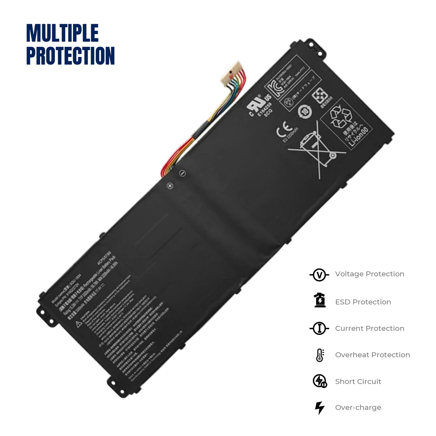 KELESY SQU-1604 Laptop Battery For Hasee 15.28V 48.8wh 3200mAh 916Q2272H L9 L9-581HN3 L9-781S LG 15U47 LG 15U470 916Q2272H