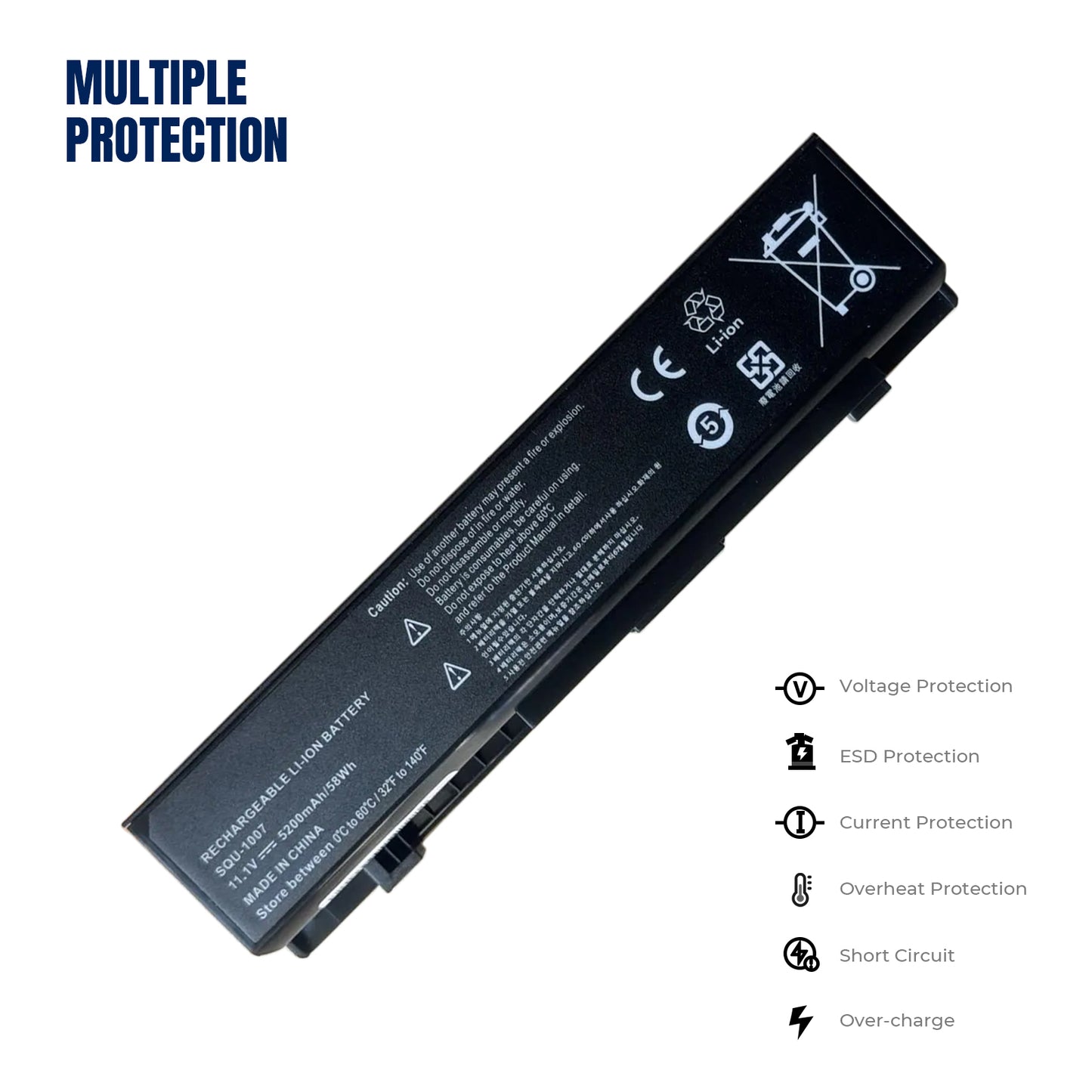 KELESY Batería para ordenador portátil LG XNOTE P420 P42 PD420 S535 S530 S430 CQB918 CQB914 CQU918 E217462 SQU-1007, SQU-1017