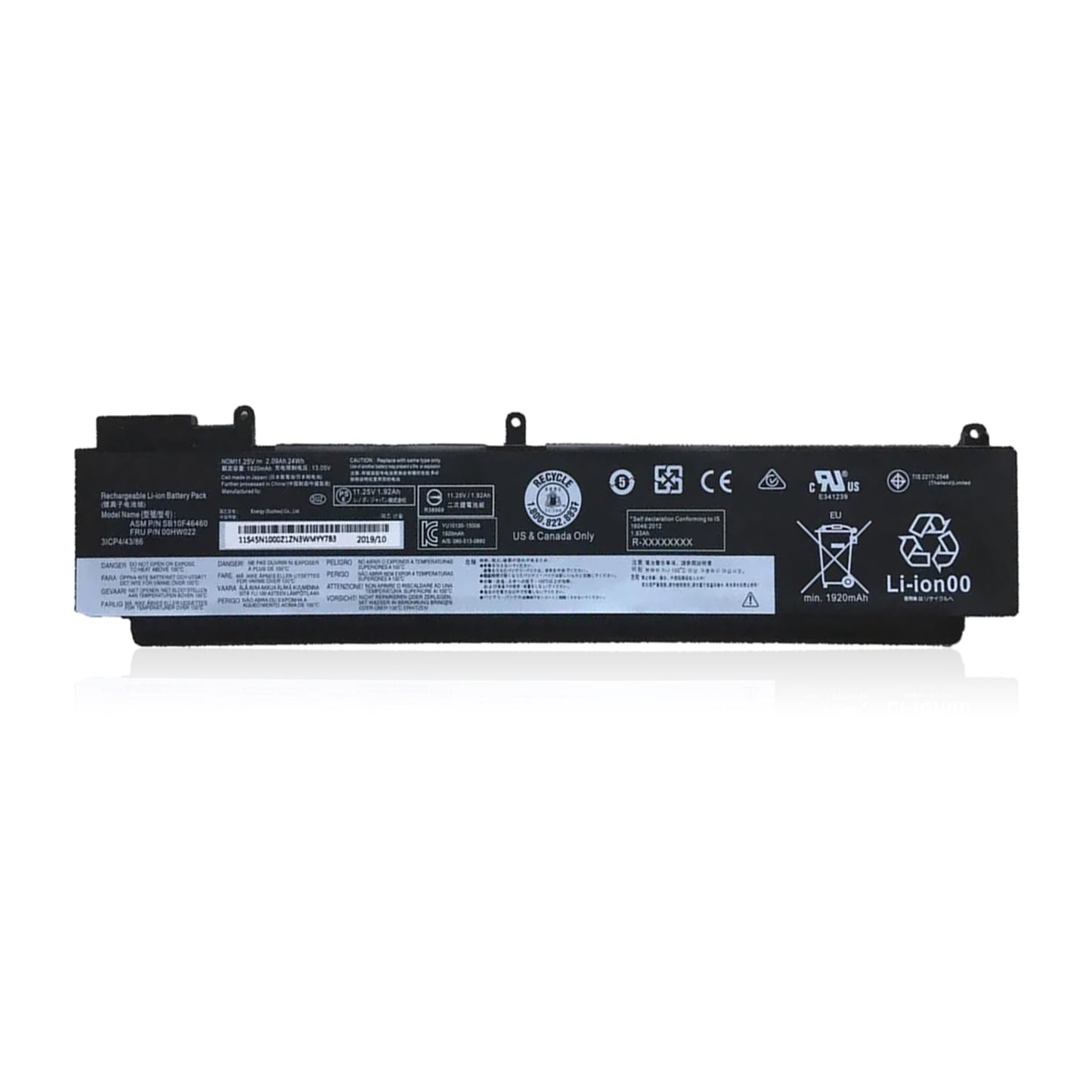 KELESY baterías ordenador portátil para Lenovo ThinkPad, recambio de número de pieza, T470s, 01AV405, 01AV406, 01AV408 00HW022