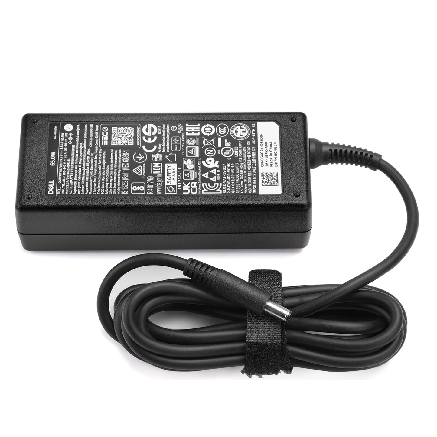 DELL Laptop AC Adapter for DELL 65W 4.5*3.0 Black Tip, DA65NM191