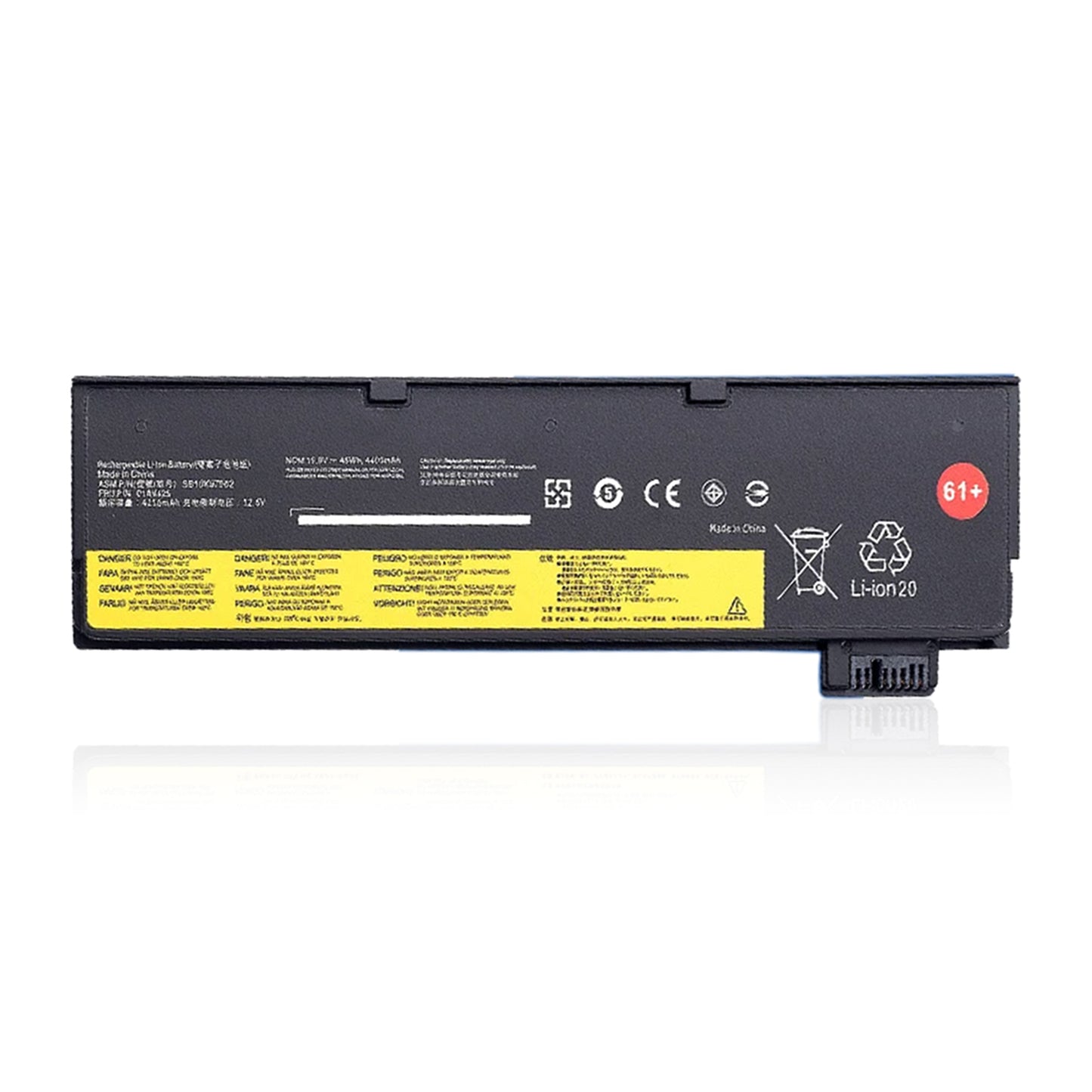 KELESY batería para portátil, pila para Lenovo ThinkPad T470, T570, T480, T580, A475, P51S, P52S, TP25, 01AV491, 01AV427