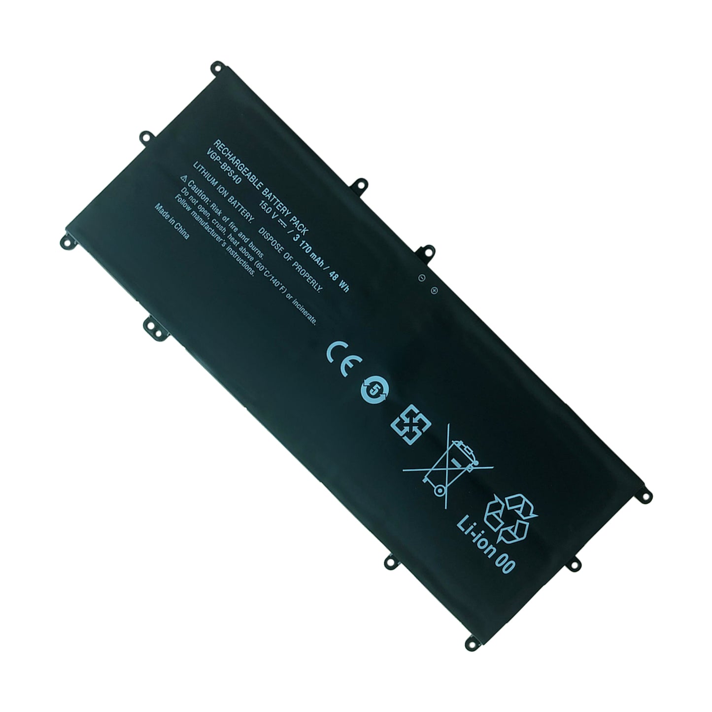 KELESY Batería de VGP-BPS40 para ordenador portátil, Pila de 15V, 3170mAh, para SONY Vaio Flip 14A SVF14N SVF 15A SVF15N17CXB