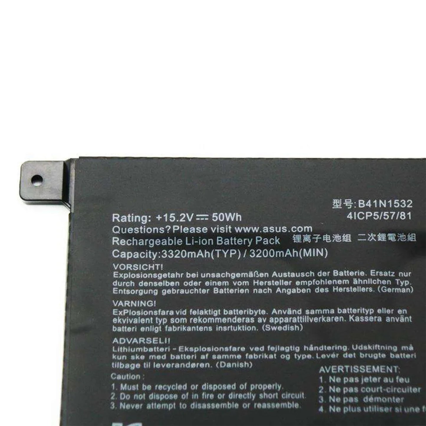 KELESY New Genuine Original B41N1532 15.2V 50Wh Laptop Battery for ASUS Zenbook Flip Q504U Q504UA Q504UAK UX560UA 0B200-0201010