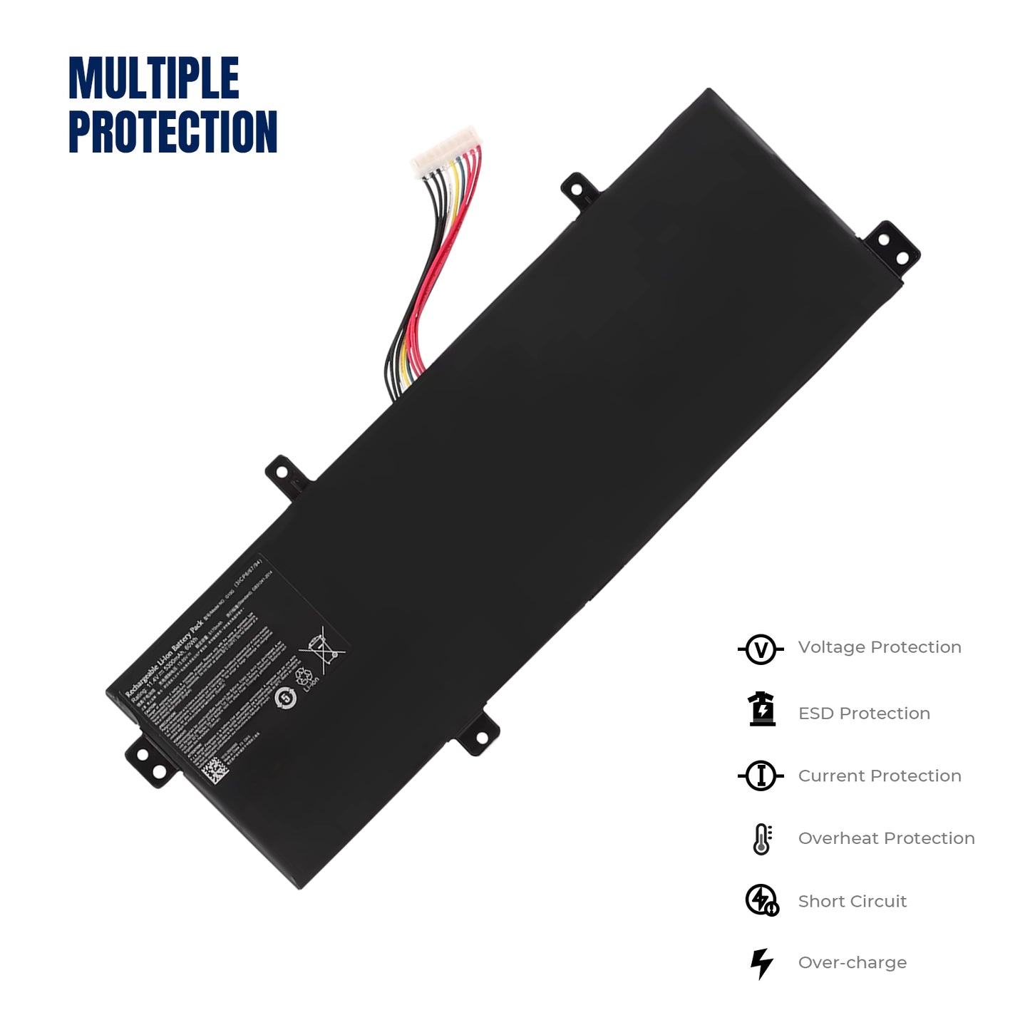 KELESY G15G 11.4V 60WH Laptop Battery For ThundeRobot 911 Targa T6A T6C T5TB T6D GIGABYTE SabrePro 15-W8 MACHENIKE F117-S