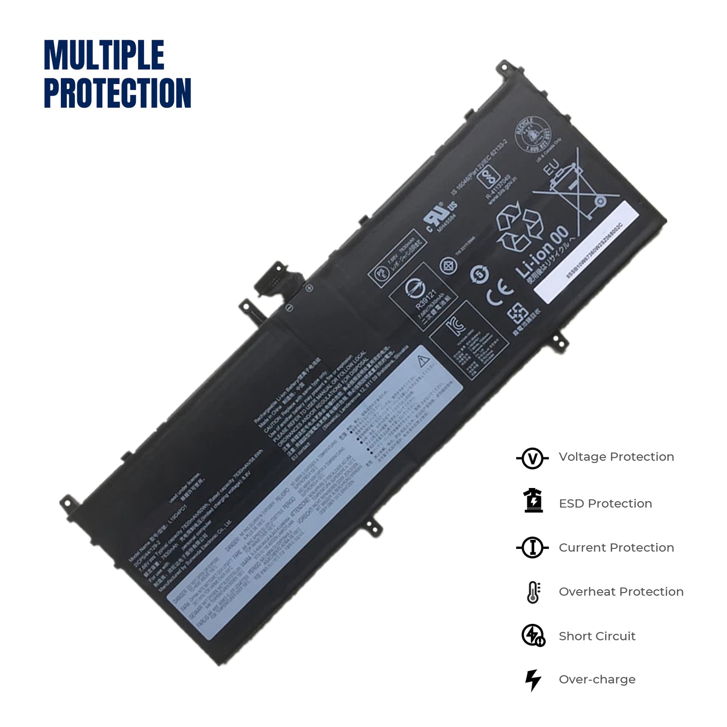 KELESY L19D4PD1 L19C4PD1 60WH Laptop Battery For Lenovo ideapad Yoga 6-13ARE05 6-13ALC6 Yoga C640-13IML LTE Series L19M4PD1