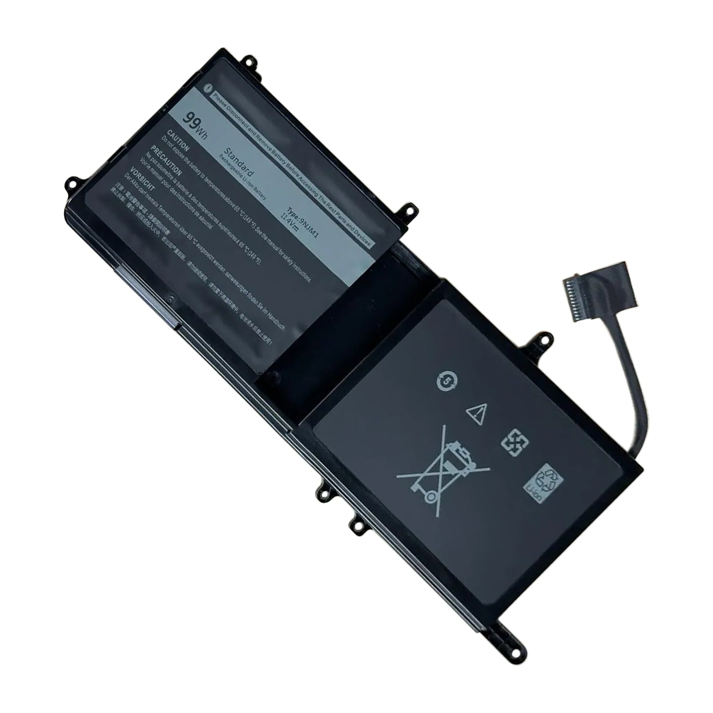 KELESY 9NJM1 44T2R HF250 546FF Laptop-Akku für Dell Alienware 15 R3 R4 17 R4 R5 ALW17C D1748 D1758 D1848 D2738 D2748 11,4 V