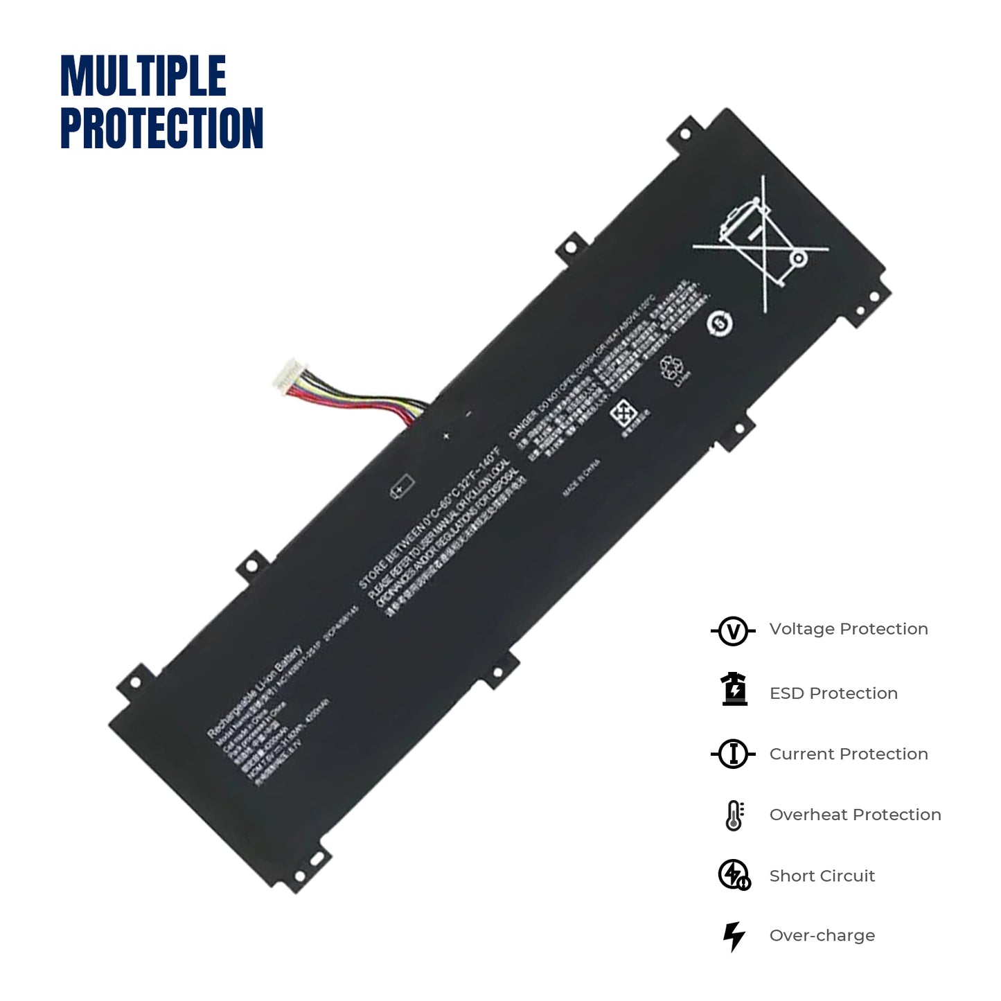 KELESY New 7.6V 31.92WH 4200mAh NC140BW1-2S1P Laptop Battery For Lenovo IdeaPad 100S 0813002 80R9 100S-14IBR 100S-141BR 2ICP4
