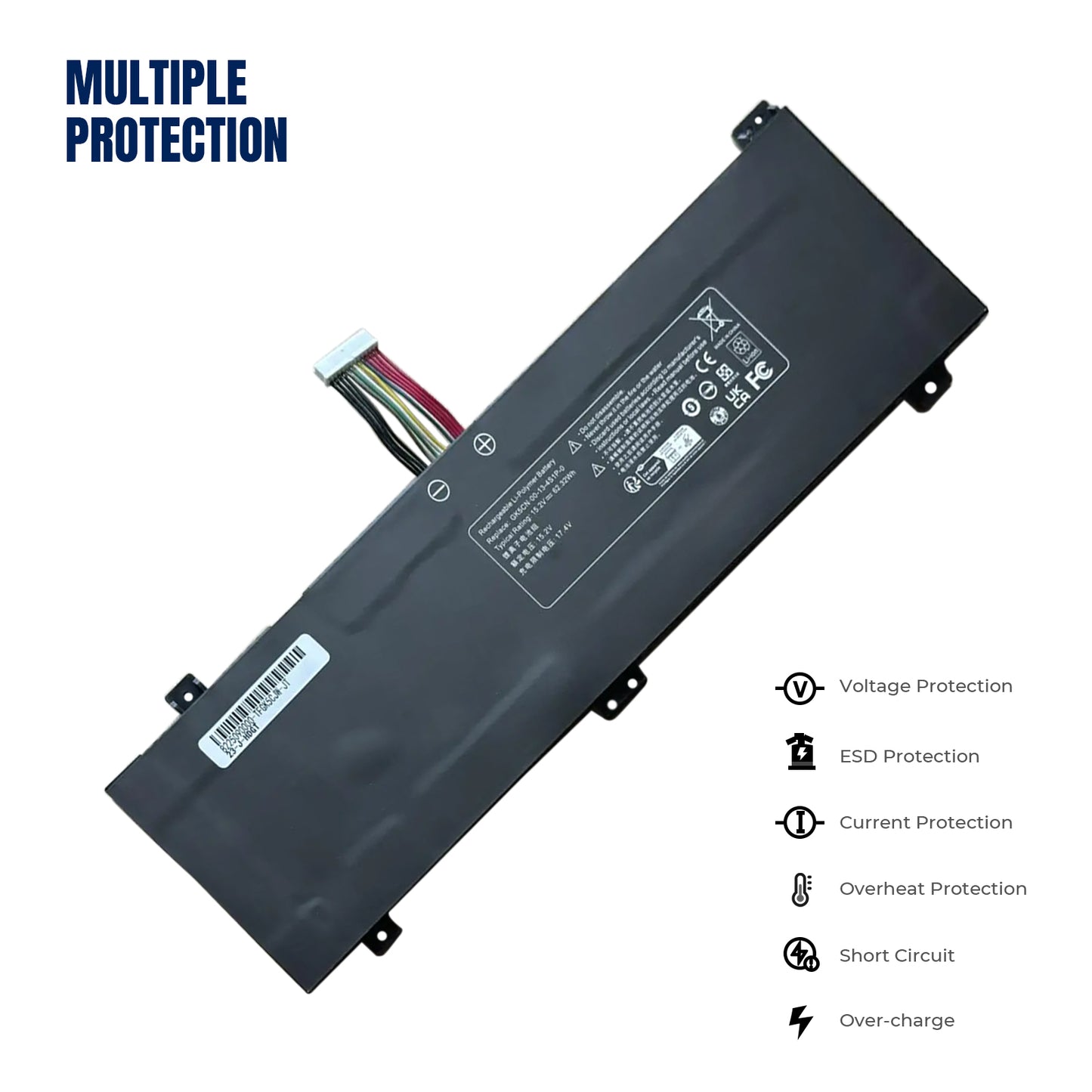 KELESY GK5CN-00-13-4S1P-0 Laptop Battery For HP TONGFANG GK5CN5Z GK5CN6Z GK5CN4Z GK6Z5CN GK7CP7S For MACHENIKE T90 Plus