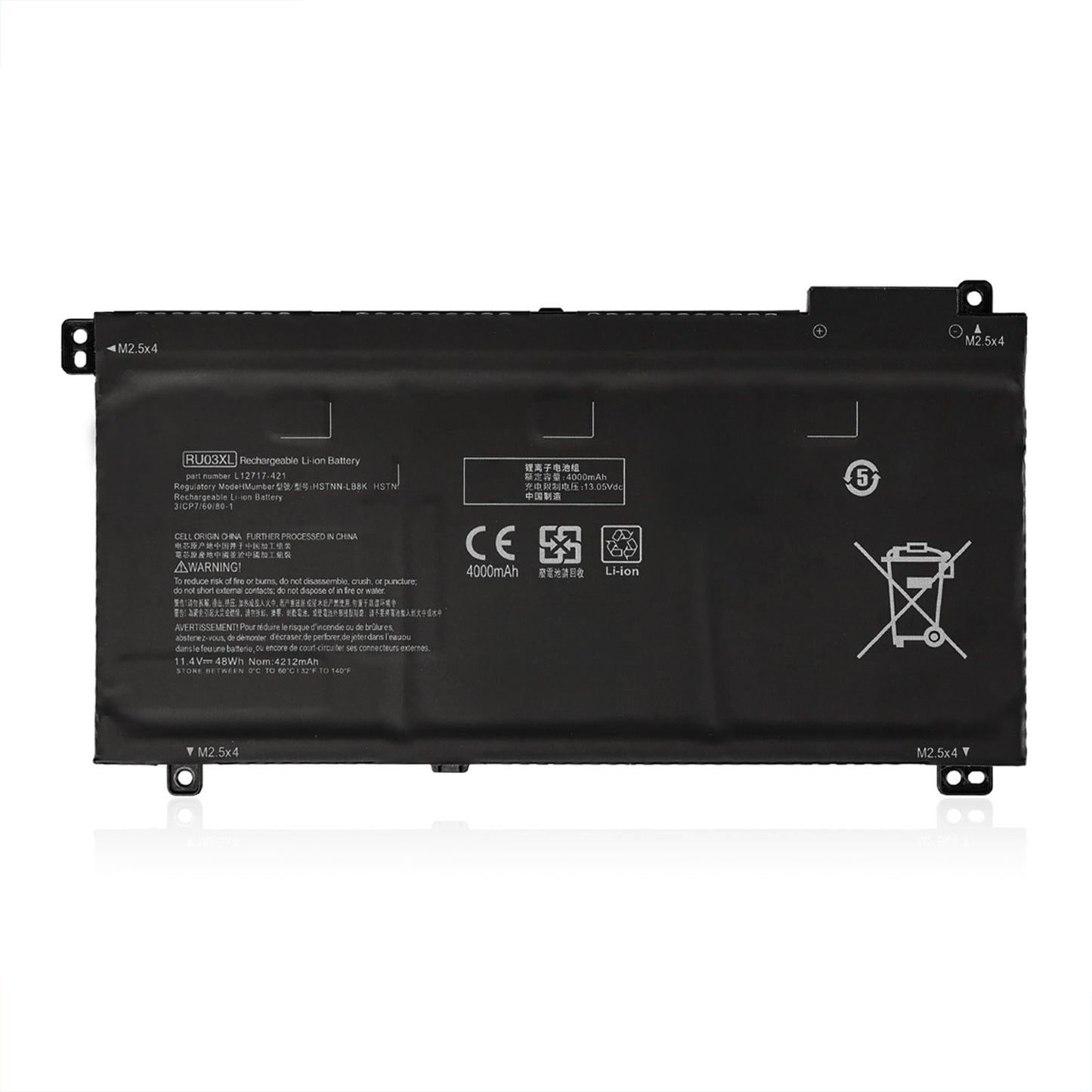 KELESY RU03XL Battery For HP ProBook X360 11 G3 G4 G5 G6 440 G1 Series Notebook HSTNN-LB8K HSTNN-UB7P HSTNN-IB8P L12791-855