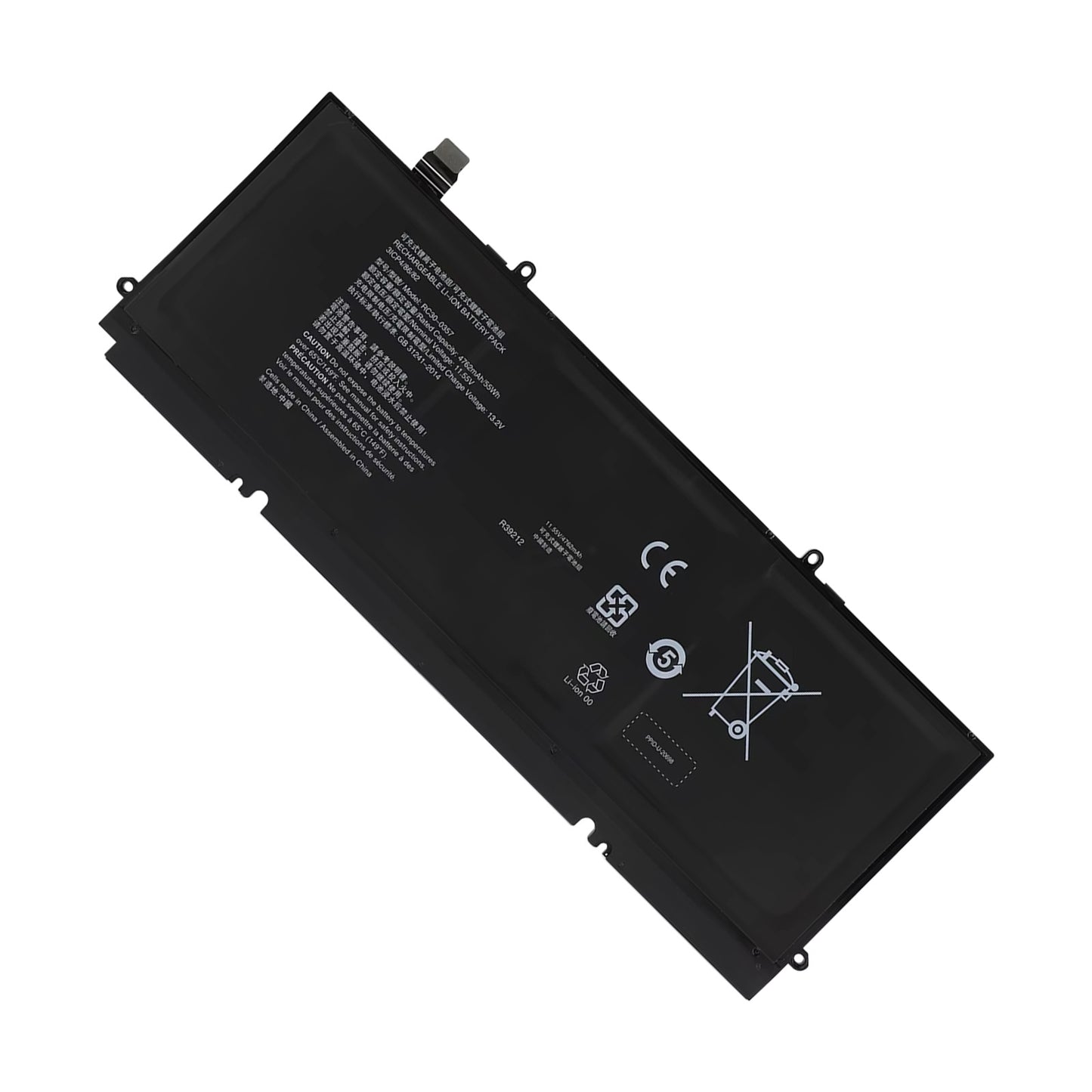 KELESY RC30-0357 Laptop Battery For Razer Book 13 UHD Touch 2020 Book 13 Core I7 Notebook Rechargeable Battery Packs 4762mAh