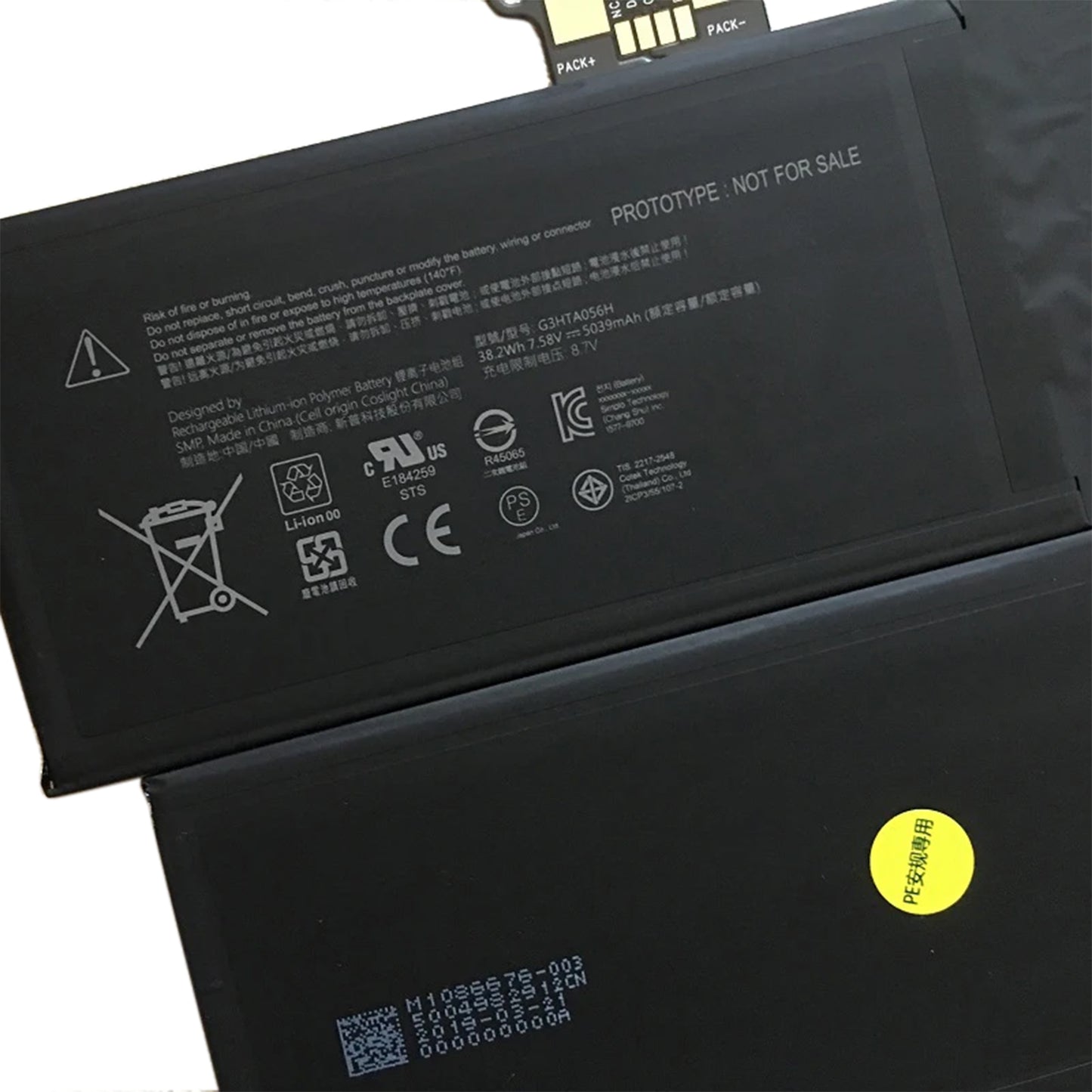 KELESY Genuine Original G3HTA056H Laptop Battery For Microsoft Surface Pro X 1876 iFixit SQ1 3.0GHz MQ03