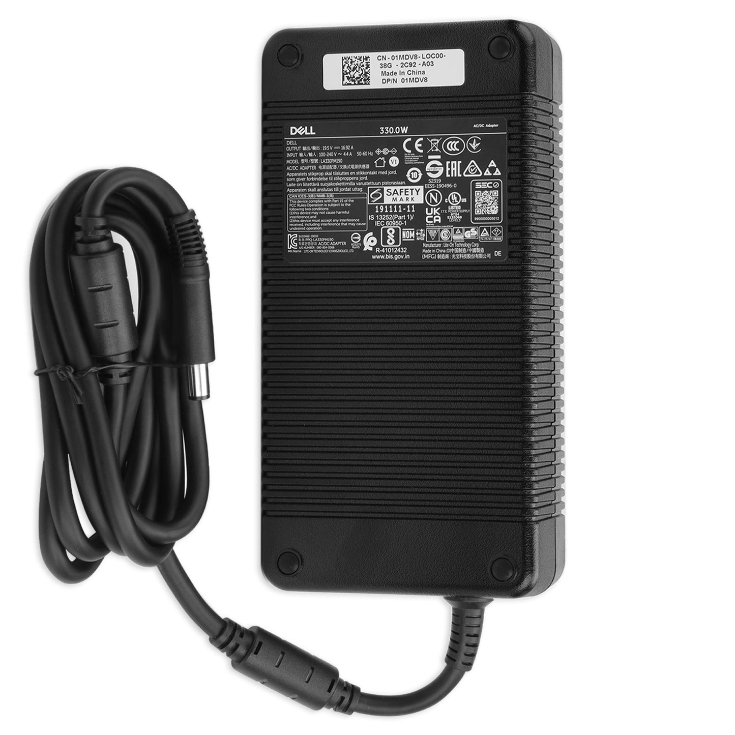 DELL Laptop AC Adapter for DELL 330W 7.4*5.0 Black Tip, LA330PM190