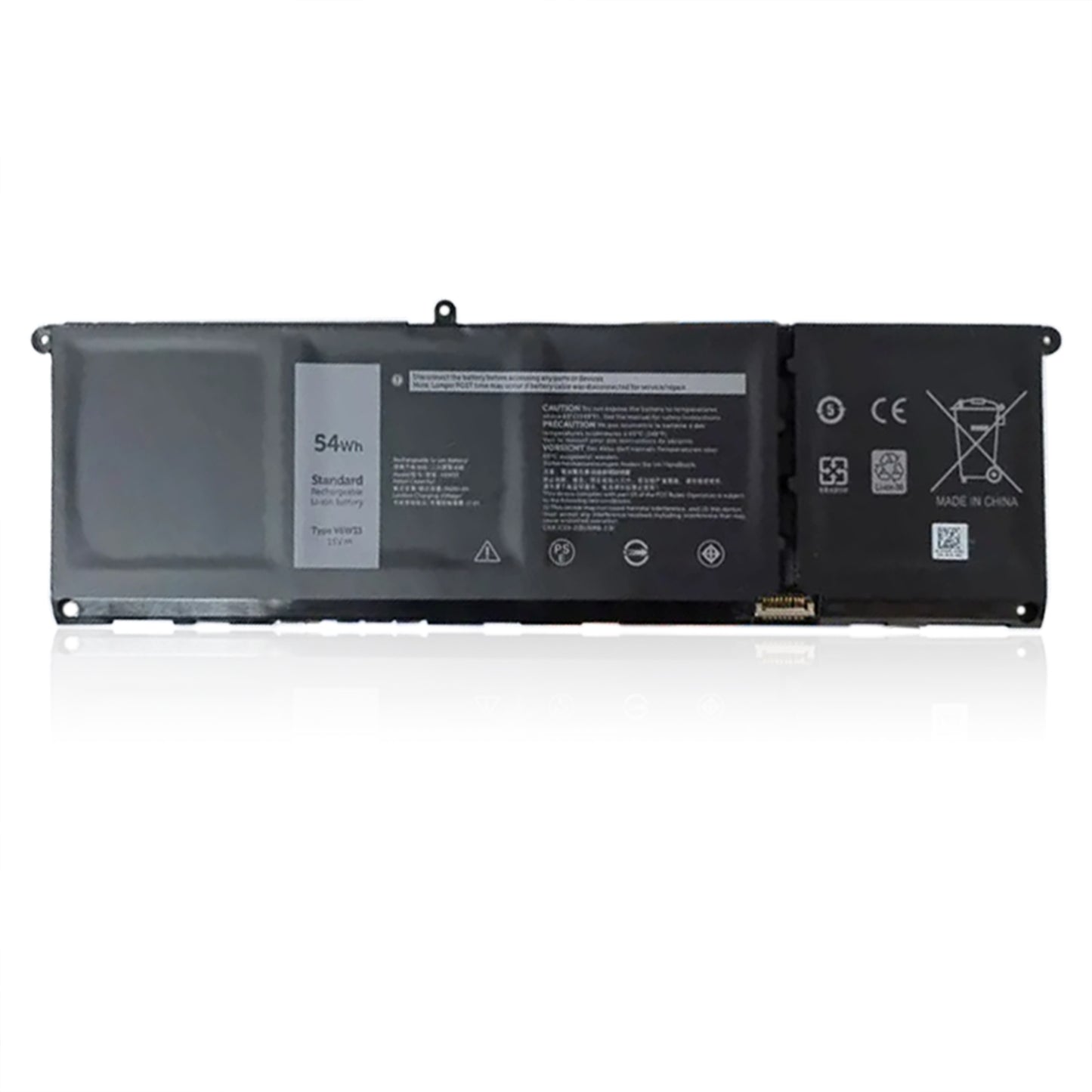 KELESY 15V 3420mAh 54Wh Battery V6W33 WV3K8 For Dell Inspiron 15 5510 5515 5418 5410 Latitude 3320 Vostro 3510 3515 3511 5310
