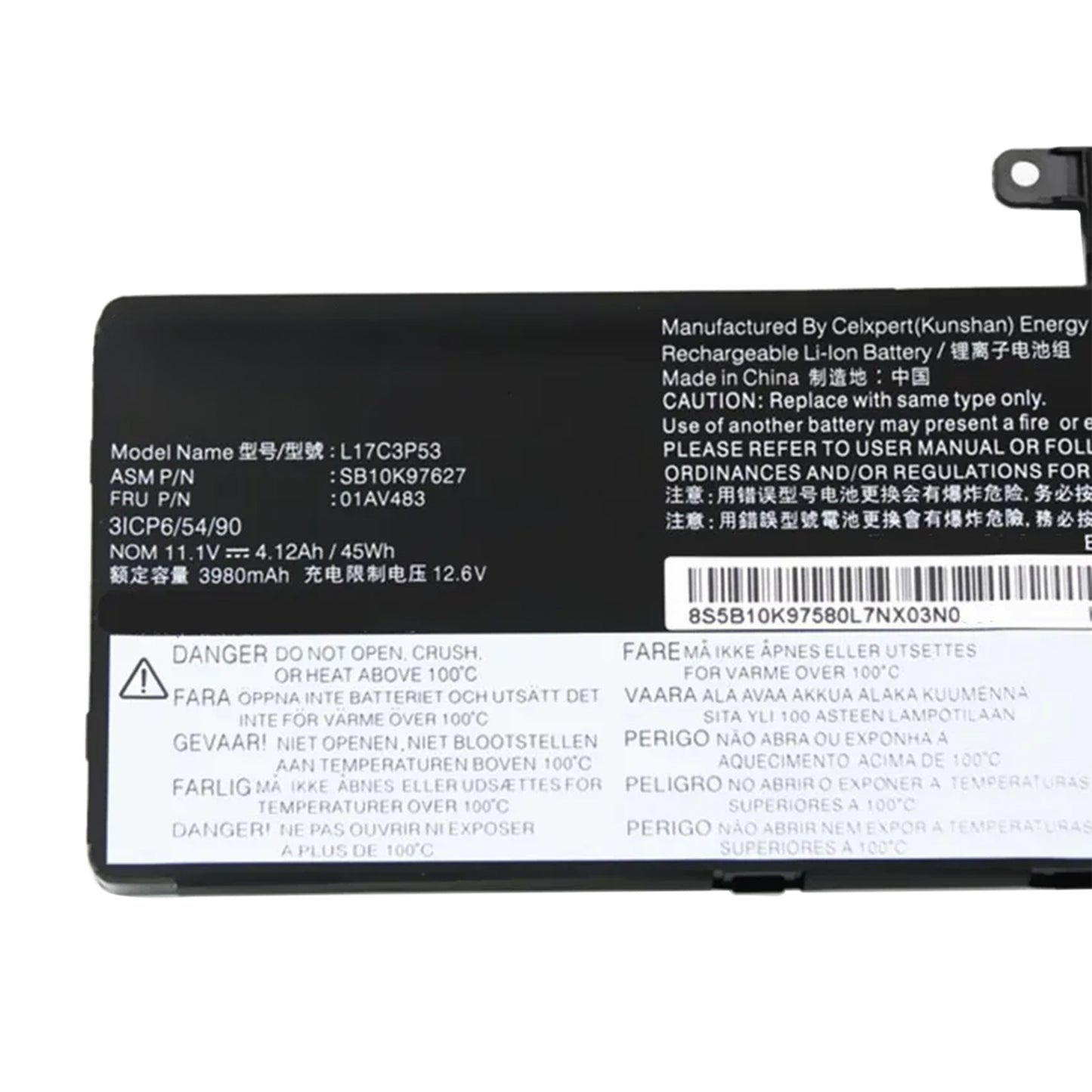 KELESY L17L3P53 L17M3P55 L17C3P53 Battery For Lenovo Thinkpad S2 Yoga L380 L390 Thinkpad Yoga S2 2018 Series 01AV481 01AV483