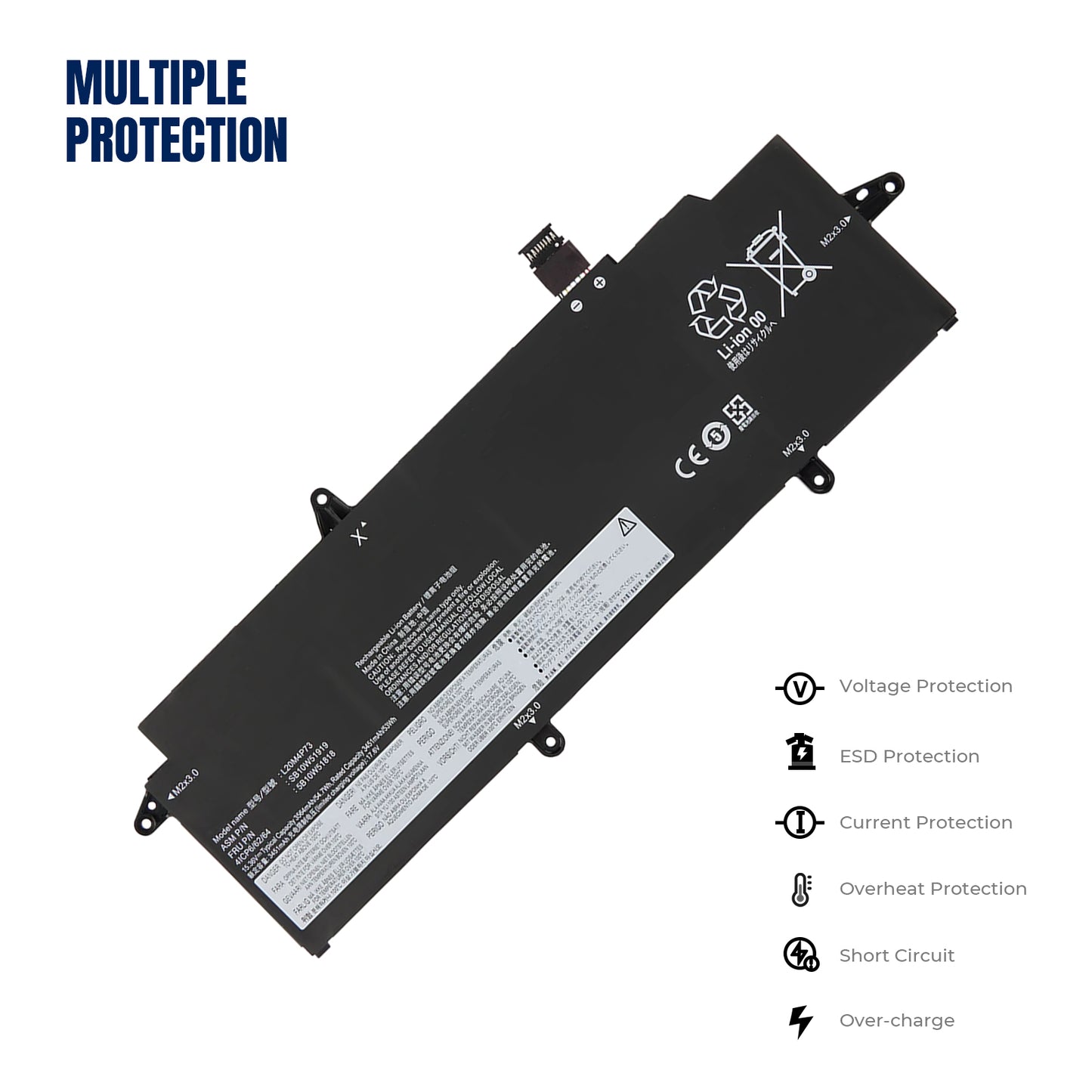 KELESY L20M4P73 Laptop Battery For Lenovo ThinkPad X13 Gen 2 Gen 3 Series L20D4P73 L20C4P73 L20D3P72 L20C3P72 5B10W51818