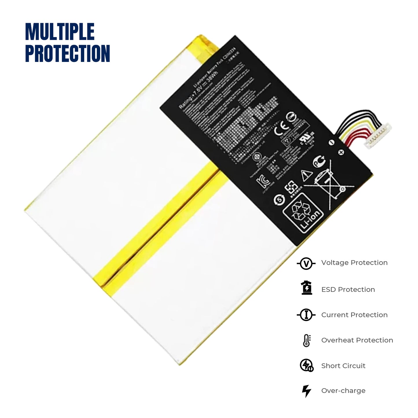 KELESY C21N1334 Laptop Battery For ASUS Transformer Book T200TA T200TA-1A T200TA-1K T200TA-1R 200TA-C1-BL Tablet PC 7.6V 38WH