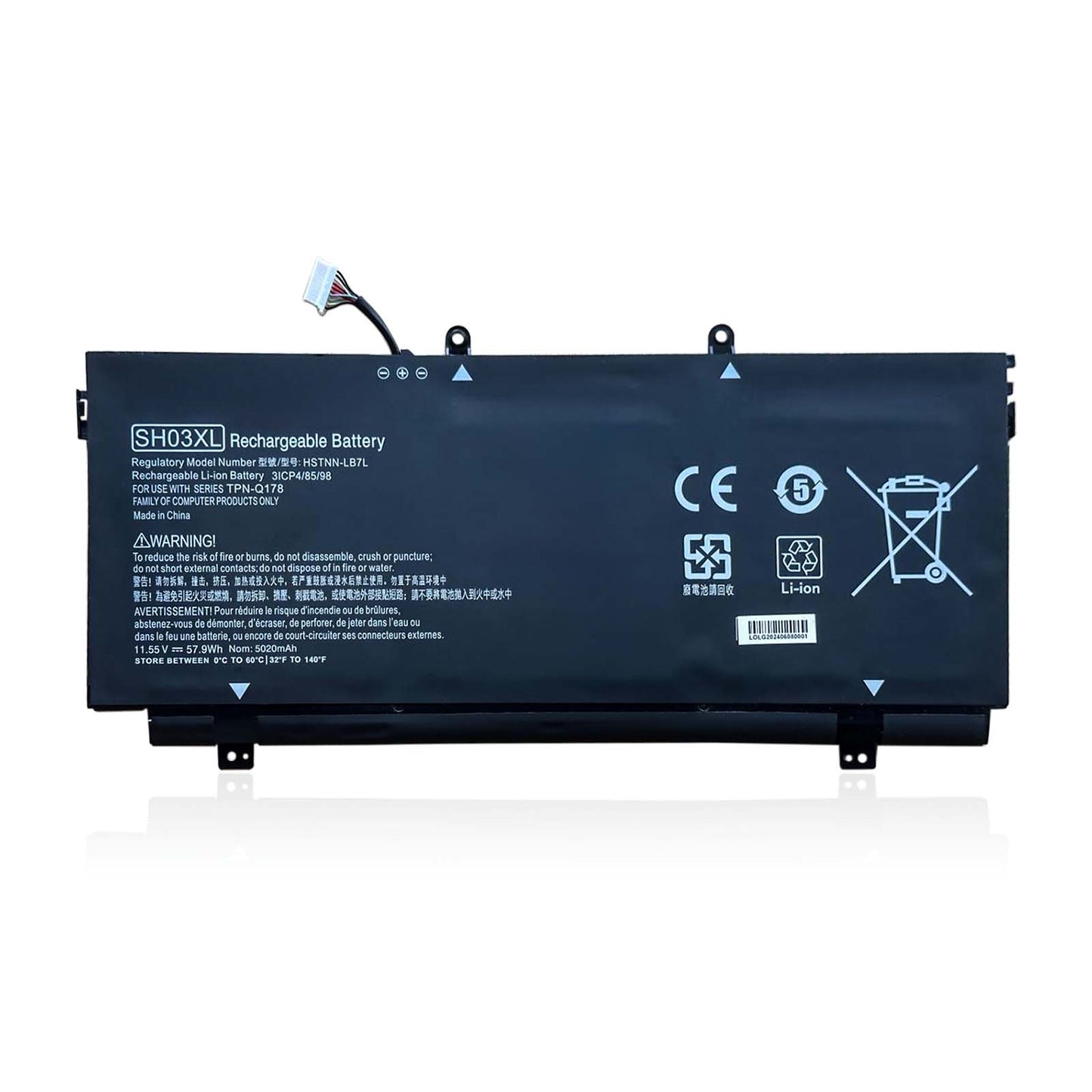 KELESY SH03XL CN03XL 859026-421 859356-855 HSTNN-LB7L TPN-Q178 Battery For HP Spectre X360 13-AB001 13-AB002 AC033DX 5020mAh