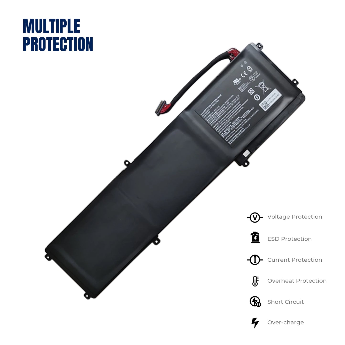 KELESY RZ09-0102-batería Original para ordenador portátil, 11,1 V, 6400mAh, para Razer Blade RZ09-01302E22, 01301E41