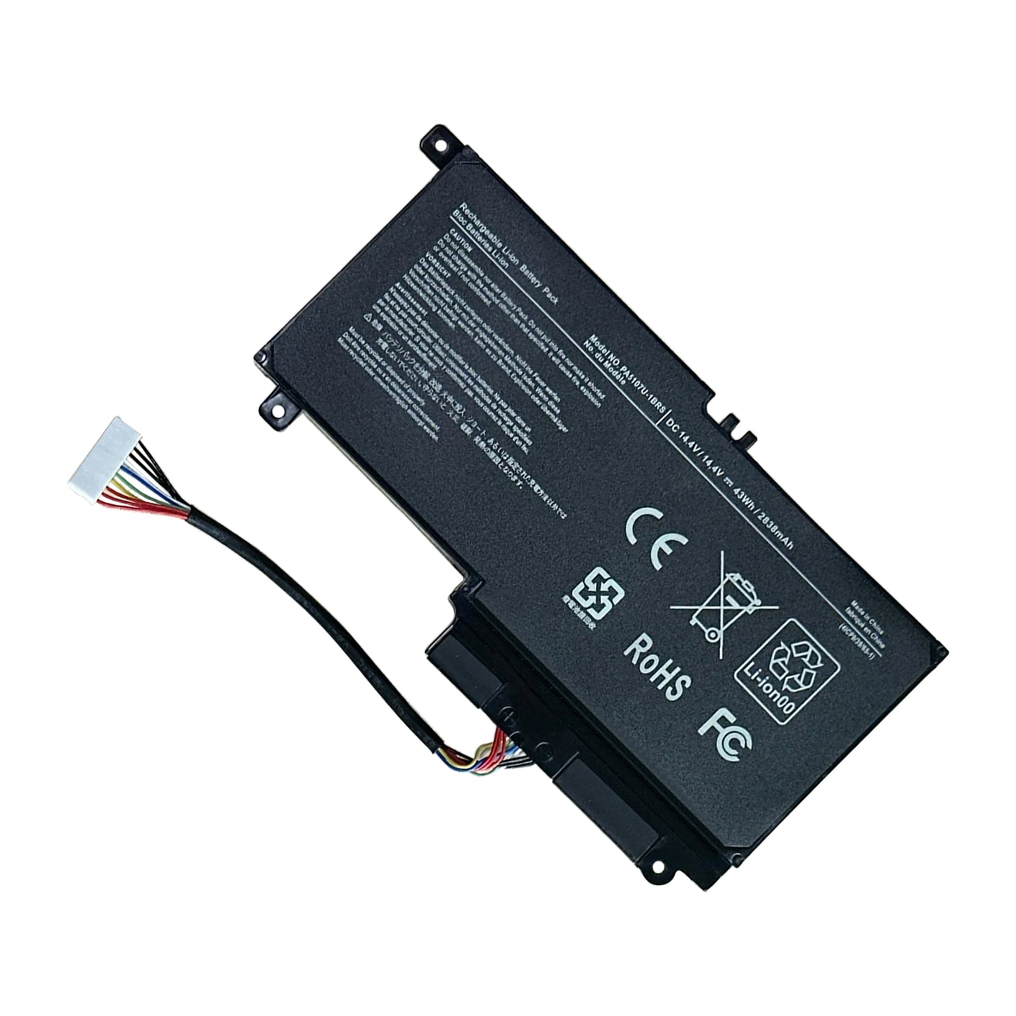 KELESY Batería de PA5107U-1BRS PA5107U para Toshiba Satellite L45, L45D, L50, P55, P55-A5312, L55, L55T, P50-A, P55, S55-A5275