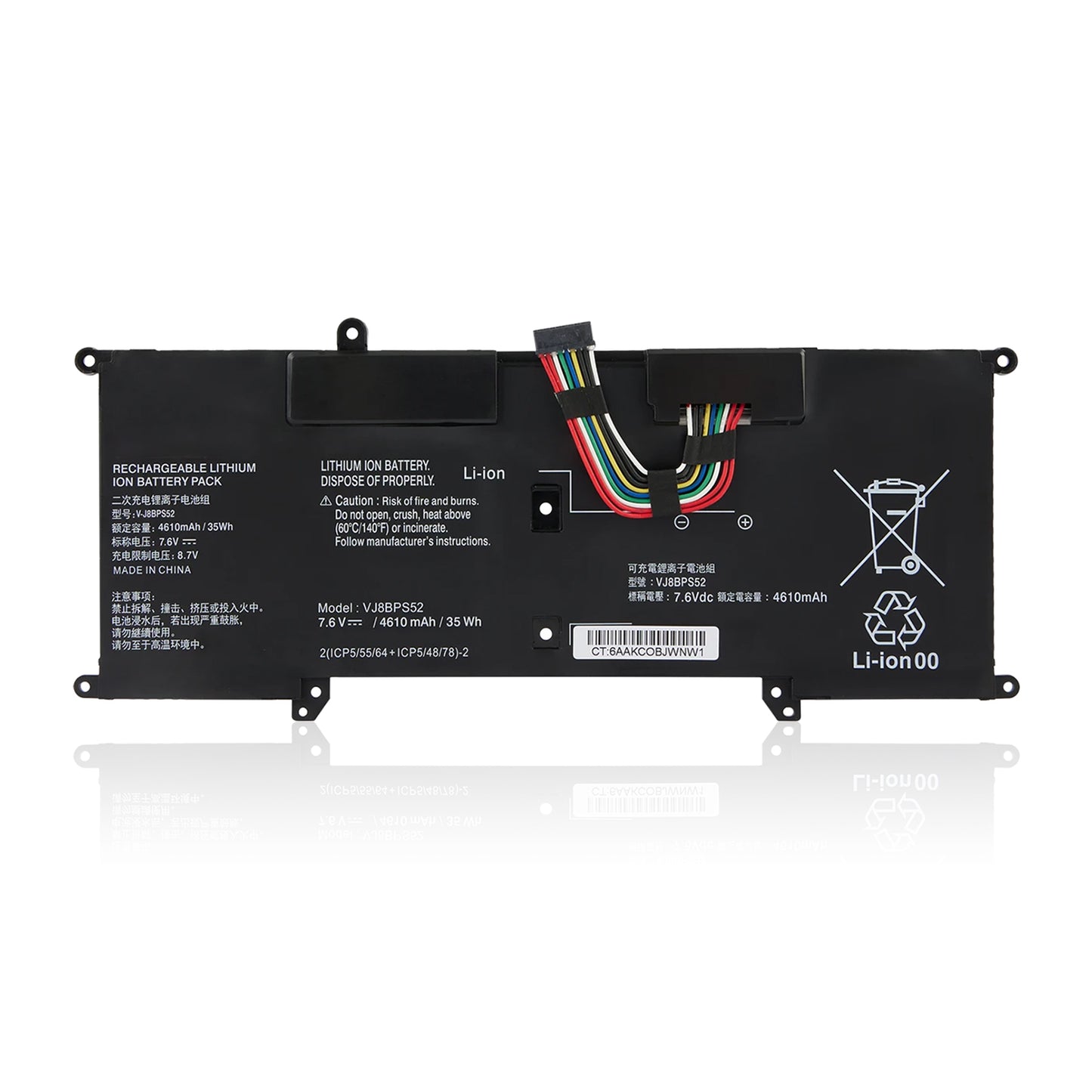 KELESY Batería de ordenador portátil VJ8BPS52 para SONY VAIO S14, S13, S11, VJS112C0111B, VJS112C0311S, VJS132C0711B
