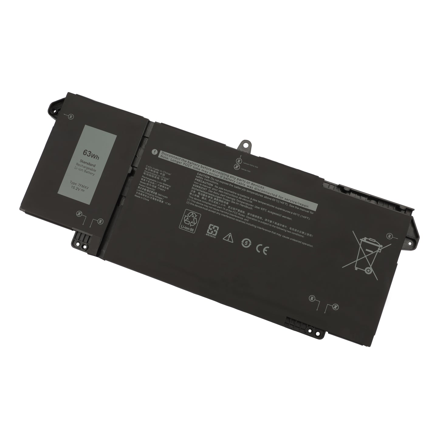 KELESY 7FMXV 9JM71 Laptop Battery For DELL Latitude 5320 7320 7420 7520 Series HDGJ8 MHR4G TN2GY 4M1JN 1PP63 11.1V 42WH