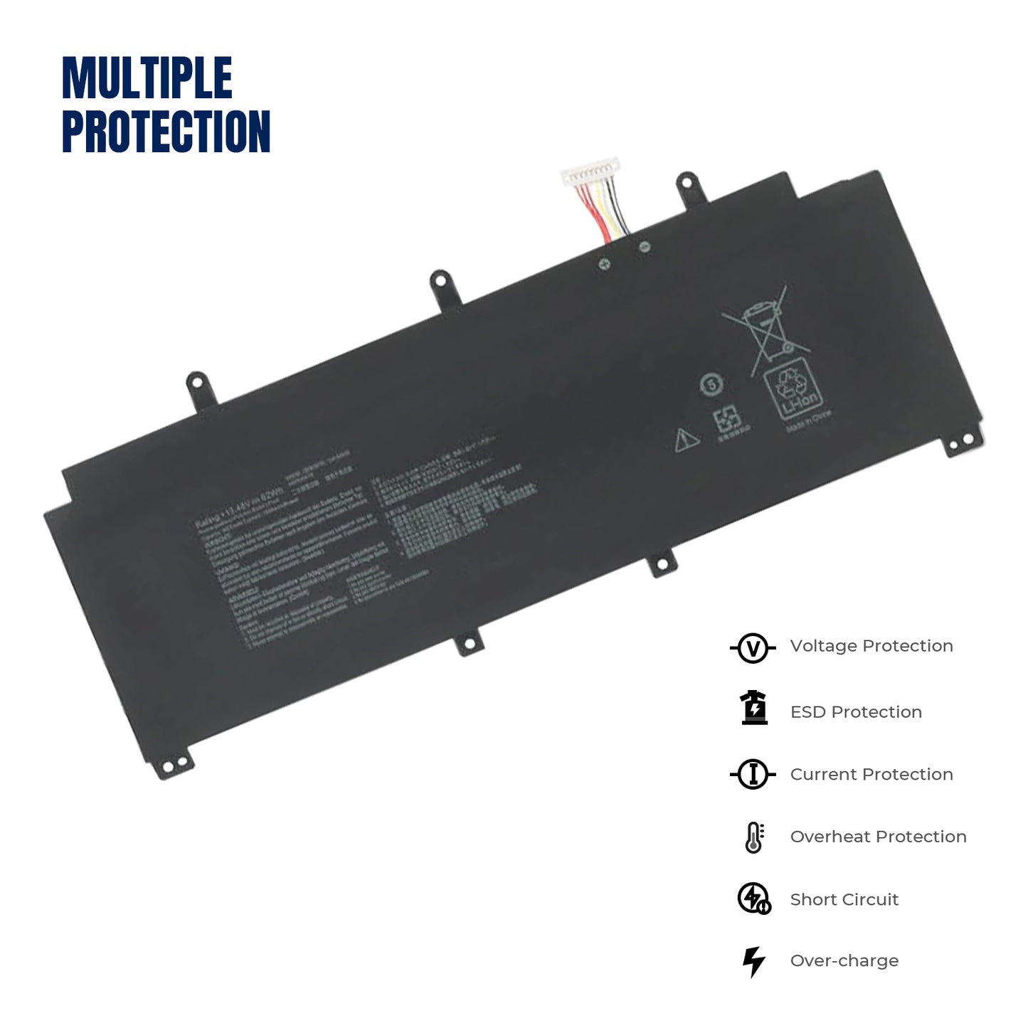 KELESY C41N2009 Laptop Battery For ASUS ROG Flow X13 GV301QC GV301QE GV301QH 15.48V 62WH