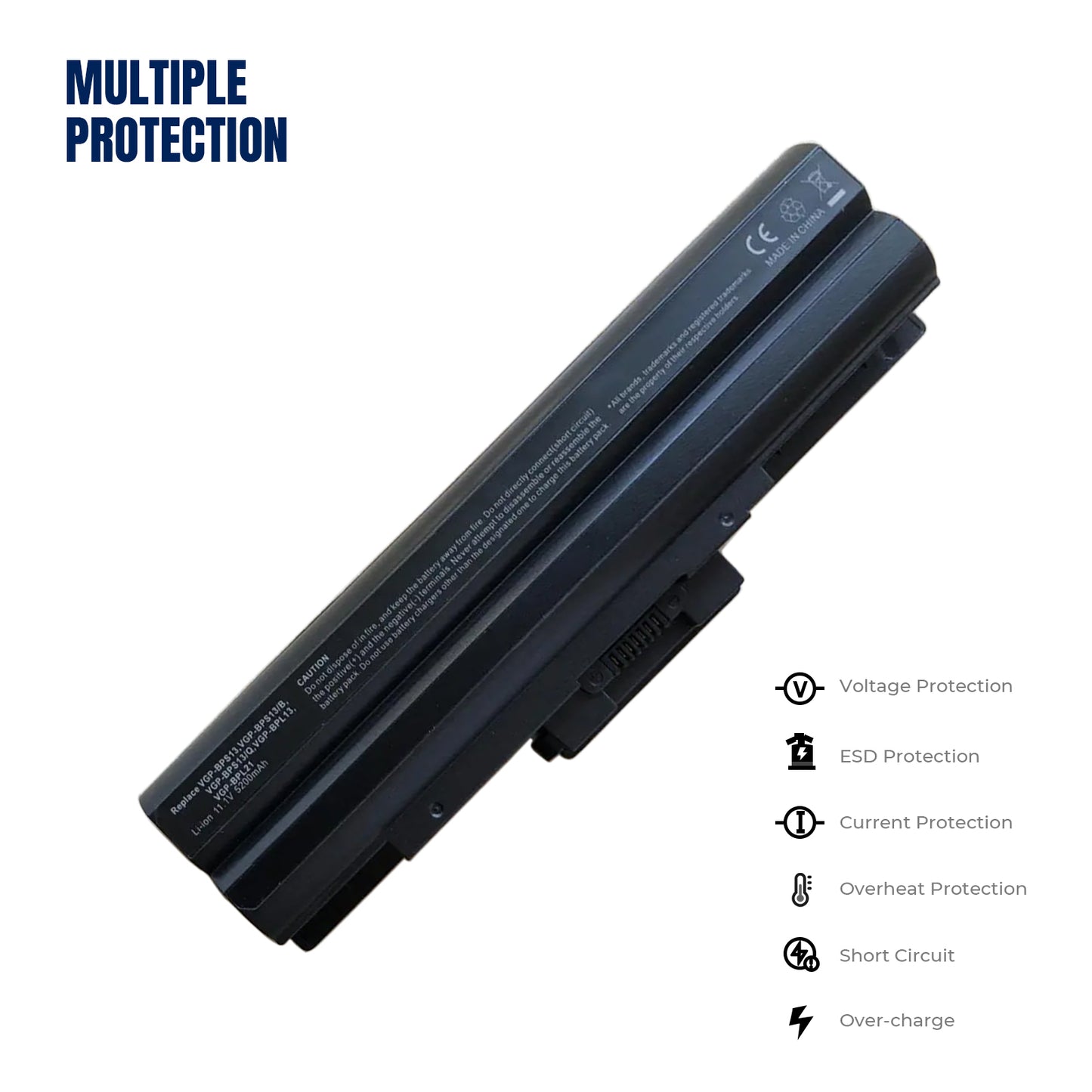 Портативный аккумулятор KELESY для SONY VAIO VGP-BPS13, S, VGP-BPS13A, S, VGP-BPS21, S, VGP-BPL21A, VGP-BPS13A, B