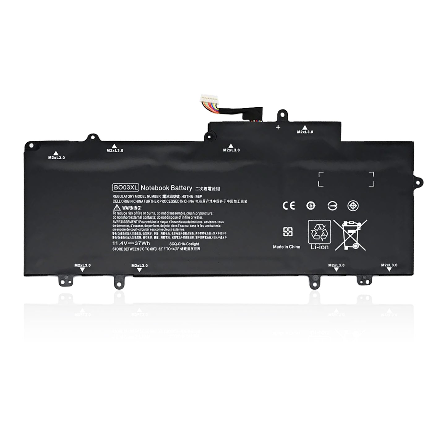 KELESY BO03XL Laptop Battery For HP Chromebook 14-X 14-X013DX 14-X015W 14-X015WM 14-x010nr 14-Z HSTNN-IB6P HSTNN-IB6C 773836-1B1