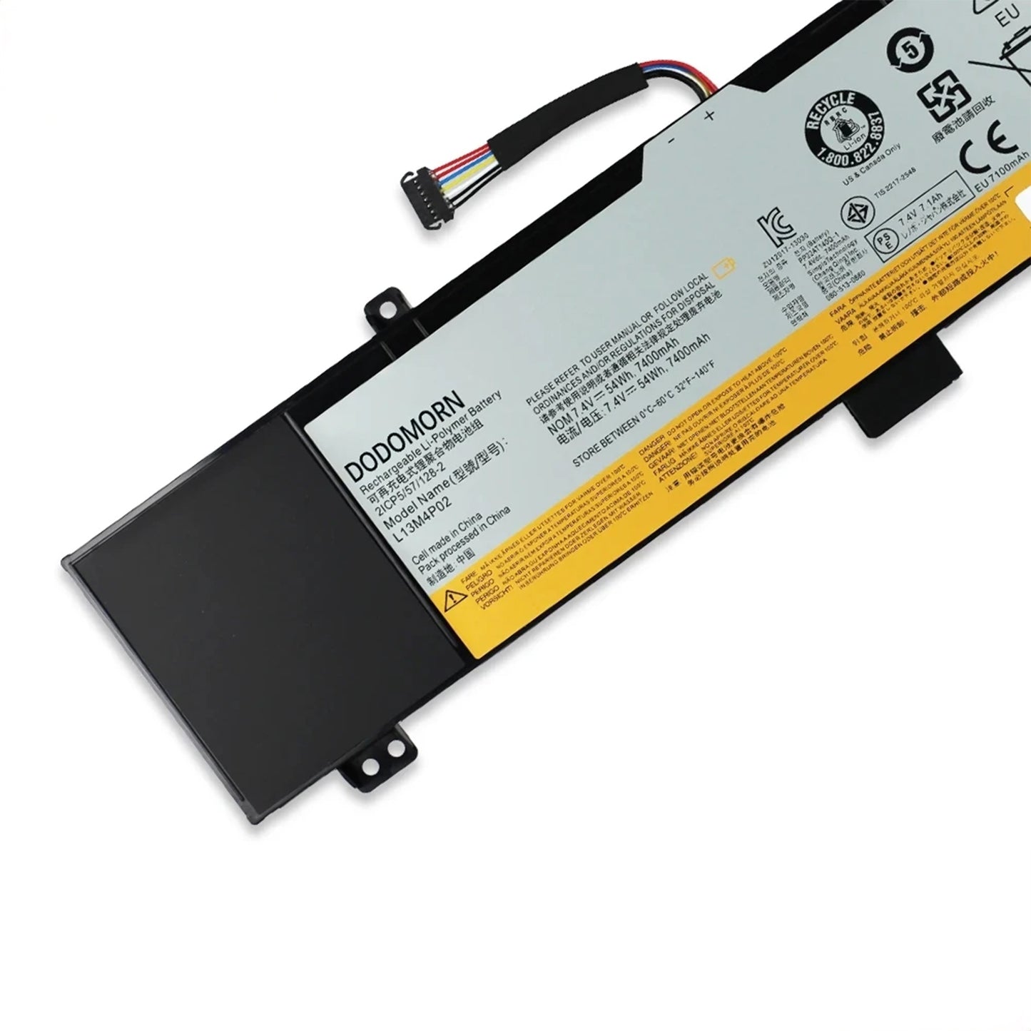 KELESY L13M4P02 Laptop Battery For Lenovo Erazer Y50 Y50-70 Y50-80 Y50P-70 Y70-70 Y70-80 Y70-70T Series 7.4V 54Wh 7400mAh L13N4P01
