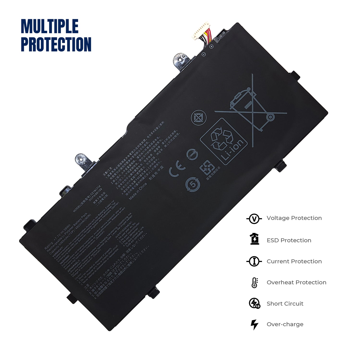 KELESY подлинный оригинальный 39WH C21N1714 аккумулятор для ноутбука ASUS VivoBook Flip TP401 TP401N TP401M TP401NA TP401CA J401MA J401CA