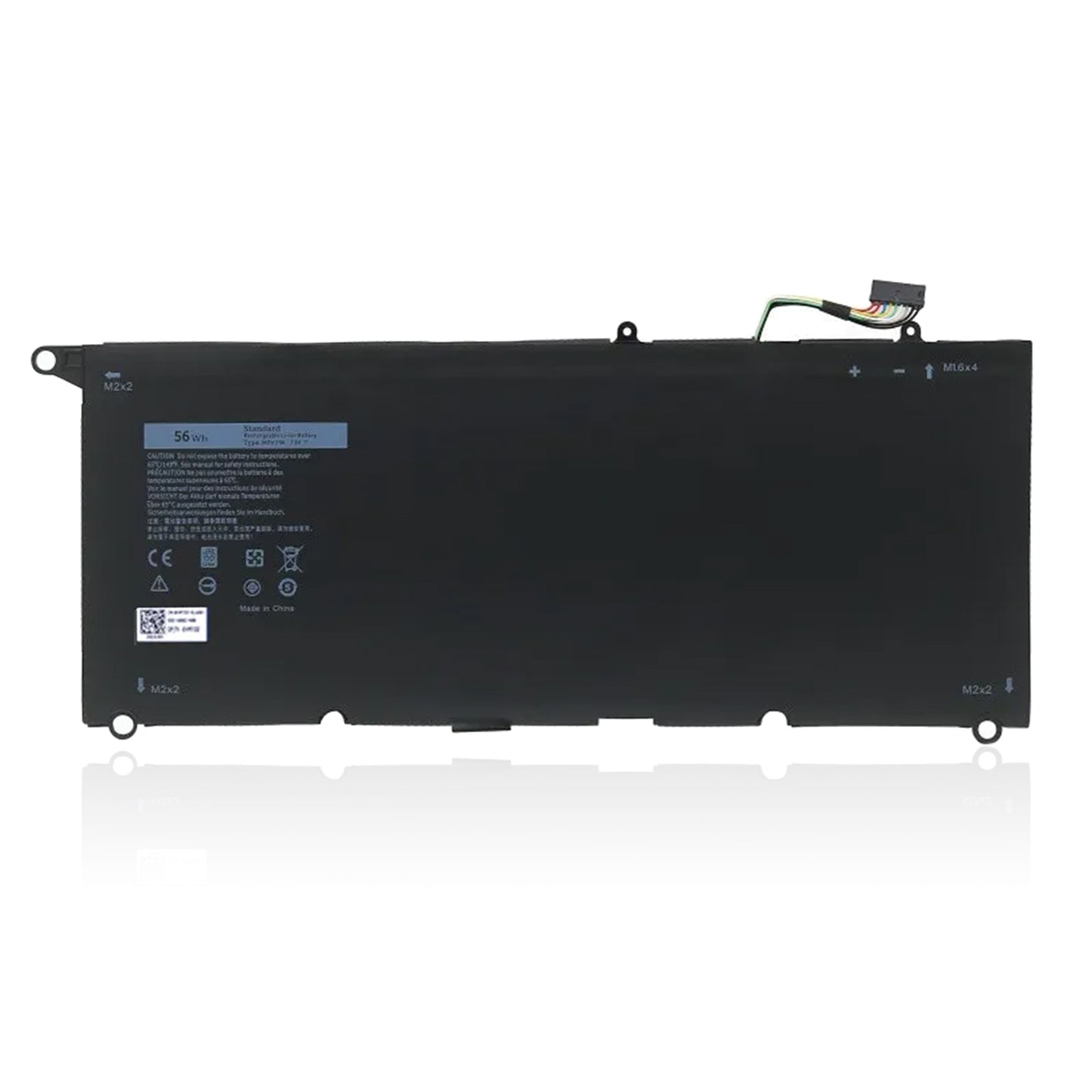 KELESY 90V7W JHXPY JD25G 090V7W Laptop Battery For Dell XPS 13 9343 XPS13 9350 13D-9343 P54G 0N7T6 5K9CP RWT1R 0DRRP 56WH