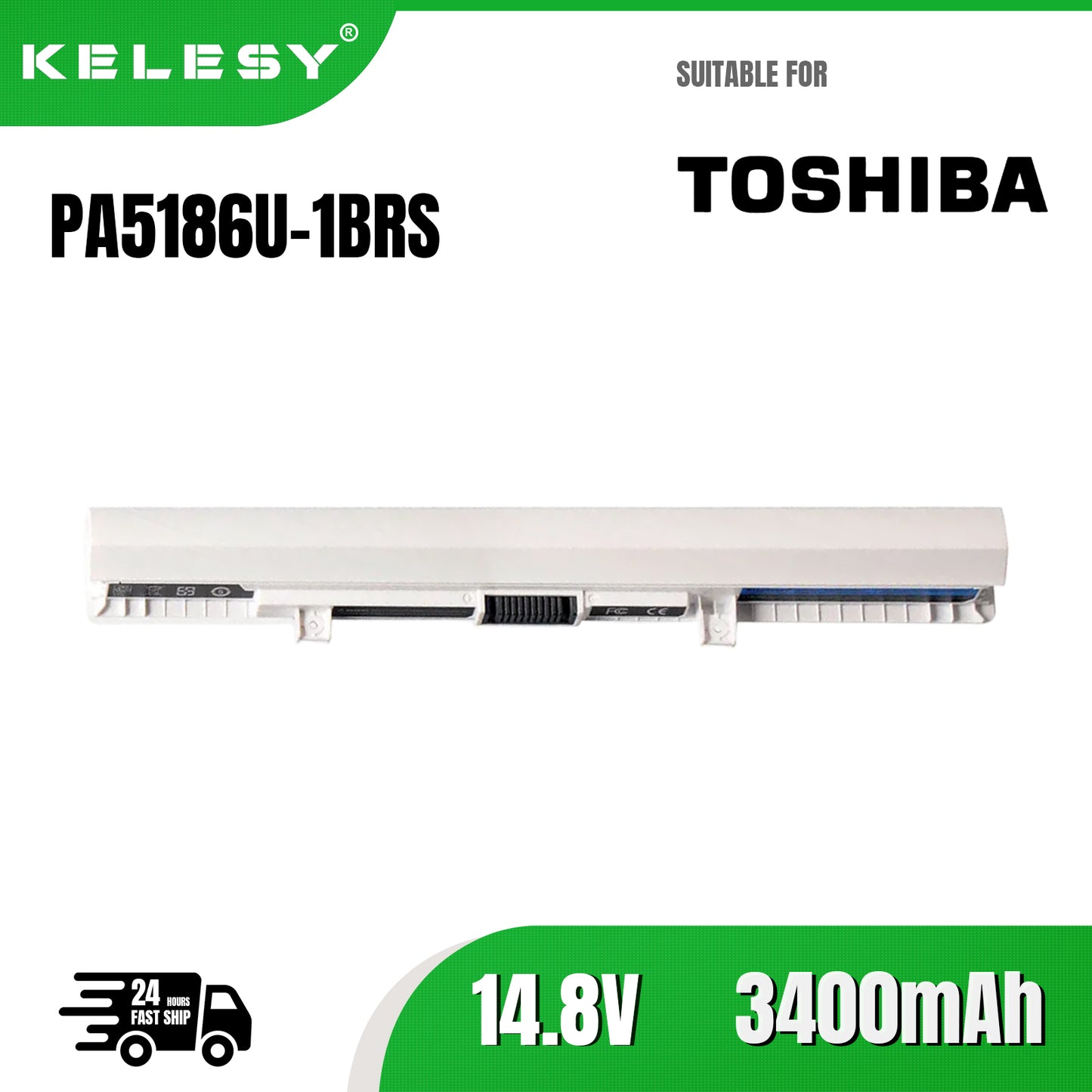 KELESY batería PA5186U para Toshiba Satellite C55, C55D, C55T, L55, L50, L55D, L55T, PA5186U-1BRS,50WH
