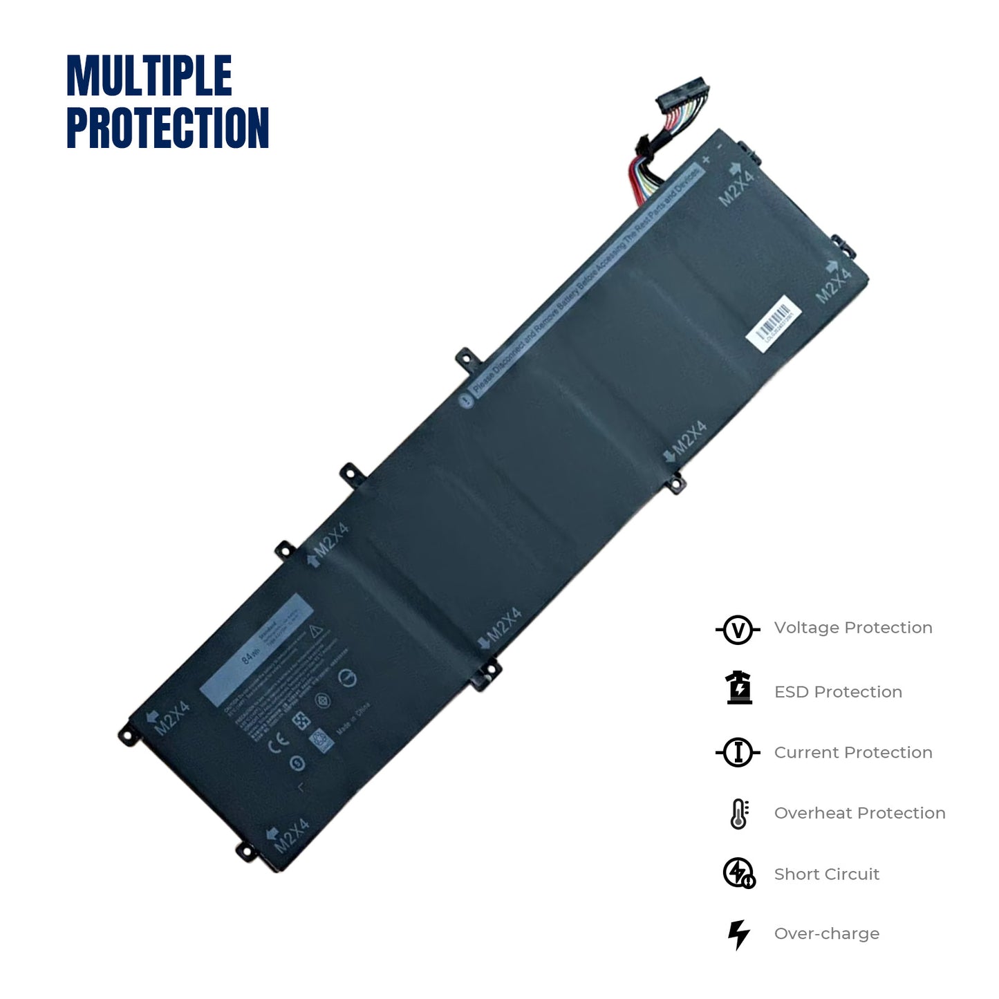 KELESY New 4GVGH RRCGW Laptop Battery for DELL Precision 5510 XPS 15 9550 Series 1P6KD T453X Free Tools
