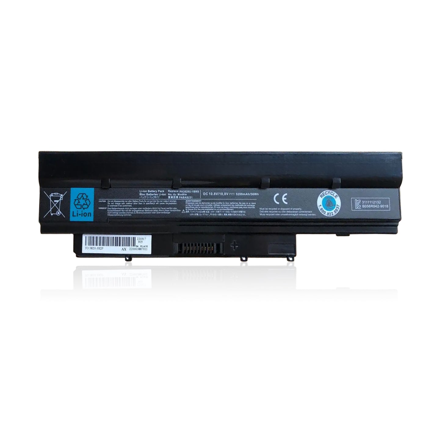 KELESY PA3820U-1BRS PA3820U para Toshiba Mini NB500 NB505 NB525 T230 T235 T235D T215D T210D PA3821U-1BRS PABAS231