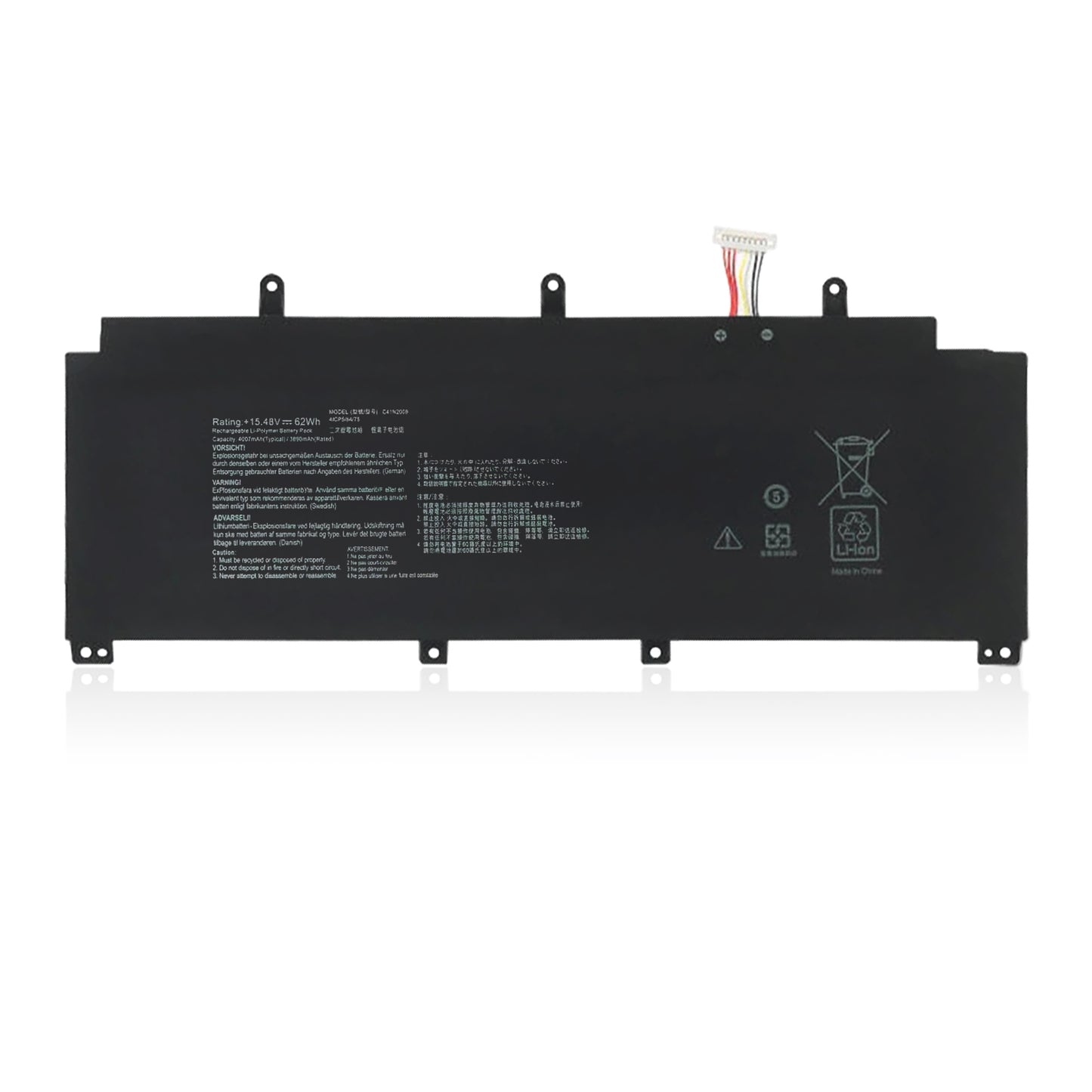 KELESY C41N2009 Laptop Battery For ASUS ROG Flow X13 GV301QC GV301QE GV301QH 15.48V 62WH