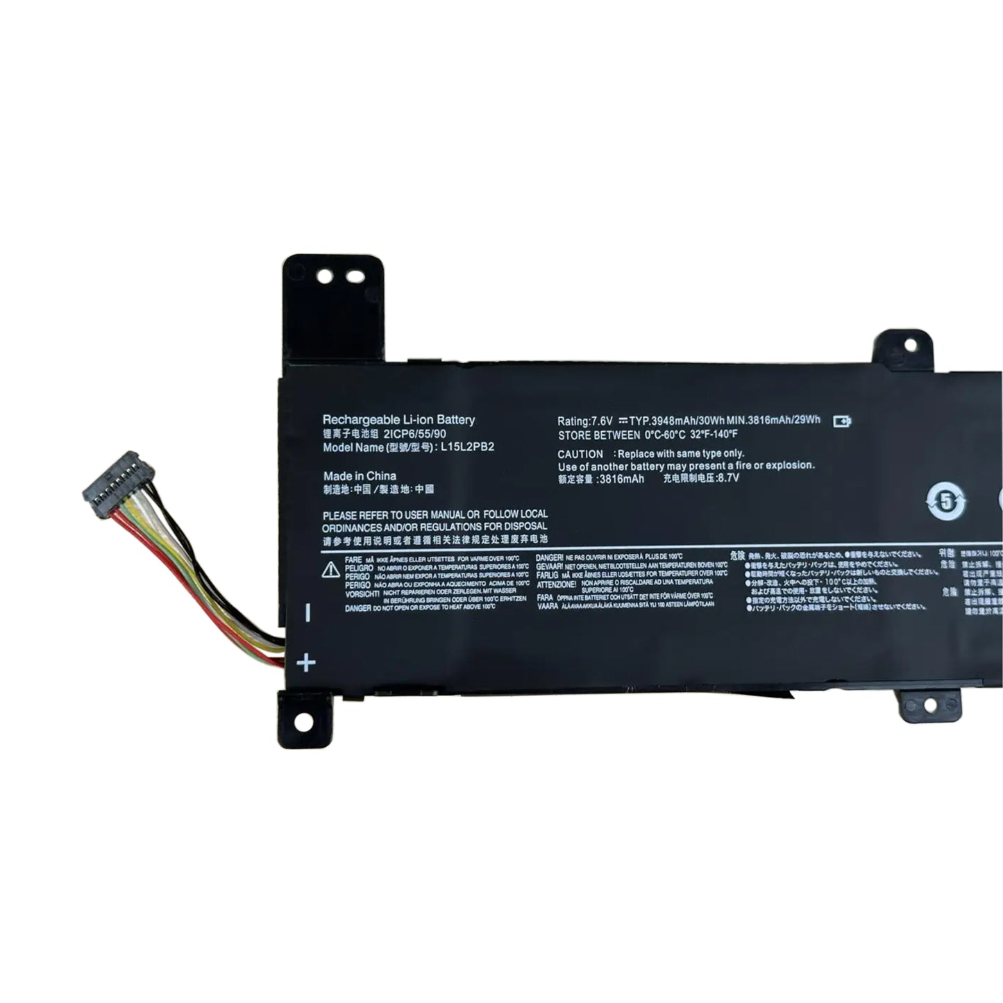 KELESY batería para ordenador portátil, pila para Lenovo IdealPad 310-14ISK 310-14IKB 310-14IAP B10K87722 5B10K87, L15M2PB2