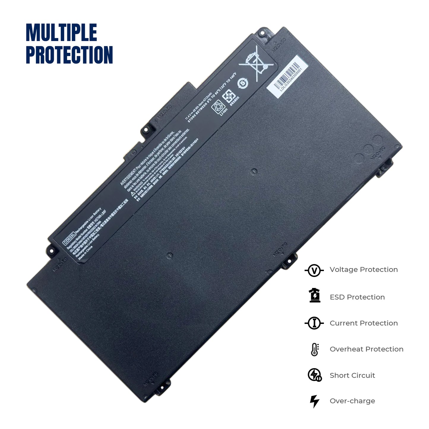 KELESY CD03XL Laptop Battery For HP ProBook 640 G4/645 G4/650 G4/640 G5/650 G5/650 G7 HSTNN-UB7K HSTNN-LB8F HSTNN-IB813 48Wh