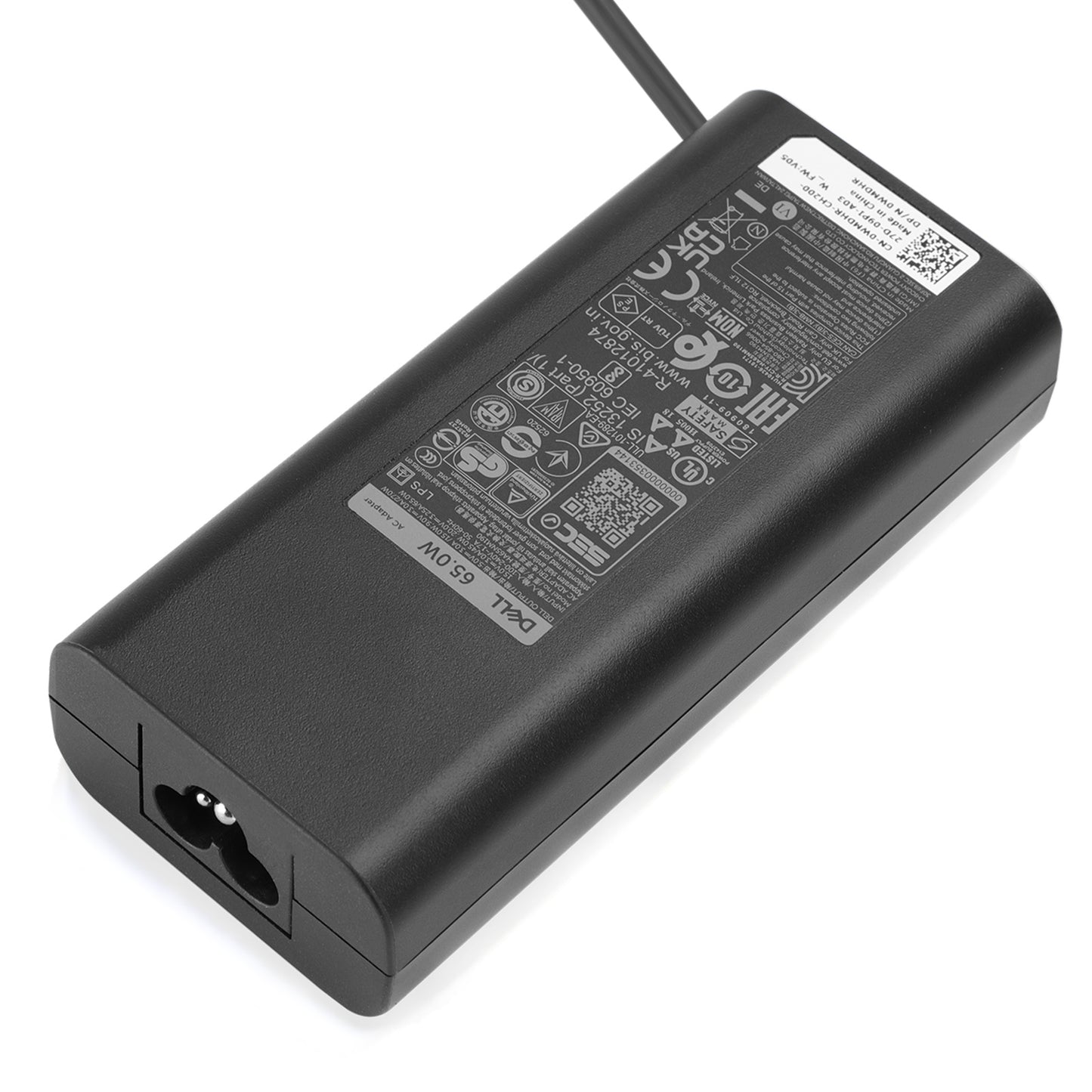 DELL Laptop AC Adapter for DELL 65W Type C Black Tip, HA65NM190