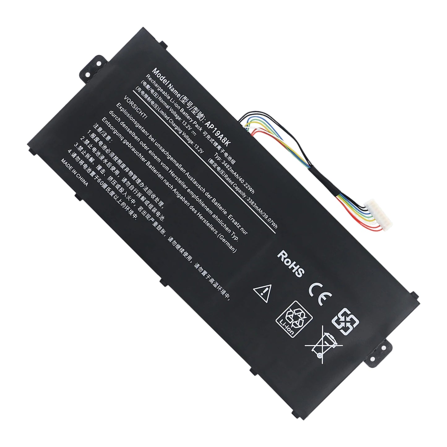 Аккумулятор для ноутбука KELESY AP19A8K для Acer Chromebook Spin 311 CP311-1H Spin 511 R752T R752TN серии CP311-1H N17Q8 3ICP5/58/72