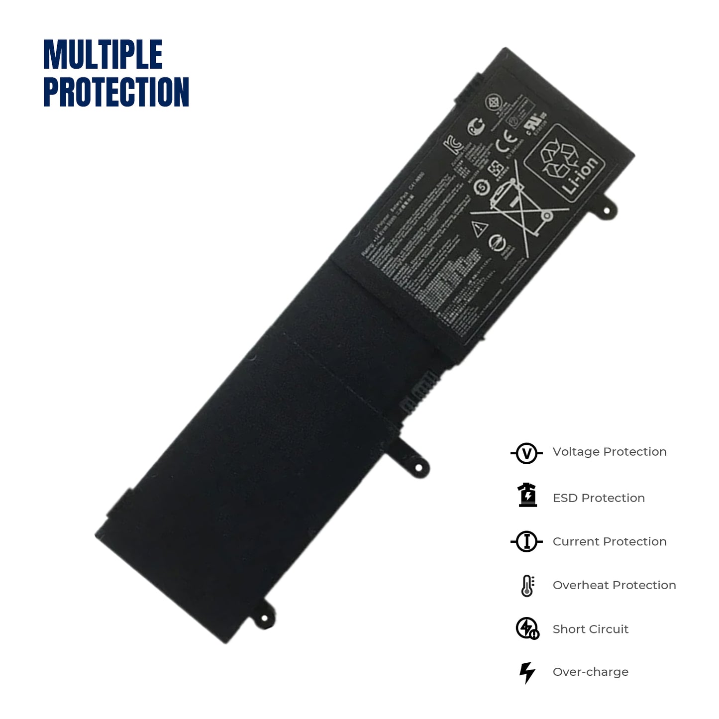 KELESY New C41-N550 Laptop Battery For Asus G550 R552JK N550JA N550JV N550JK Q550L Q550LF N550X47JV G550JK G550J R552JV