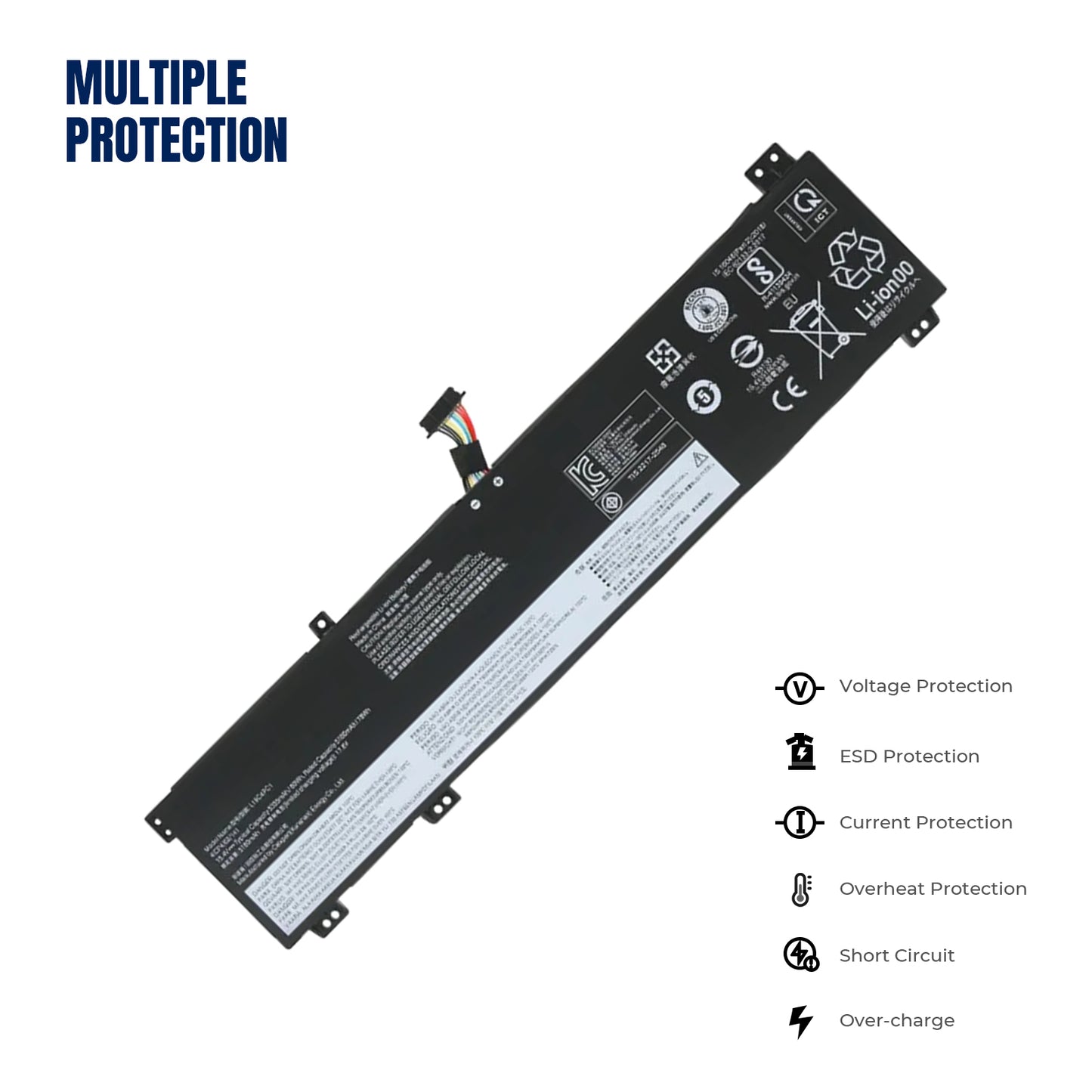 KELESY L19C4PC1 80WH Laptop Battery For Lenovo Legion Y7000P R7000P 5P-15IMH05 5-15IMH05 5-15ARH05 L19M4PC2 L19C4PC2 5B10W86192